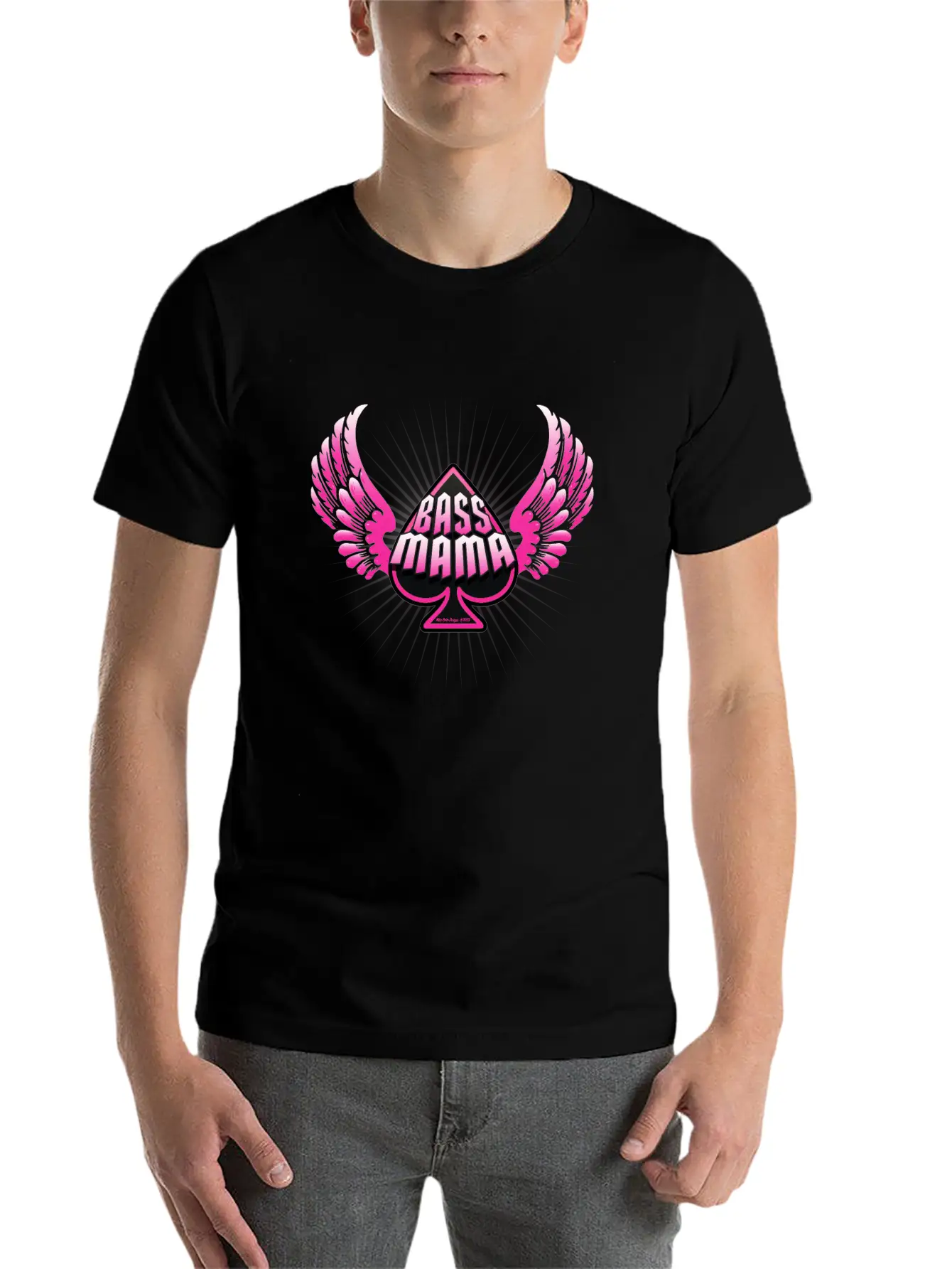 Bass Mama Unisex Casual T-Shirt – Clean Design For Daily Comfort