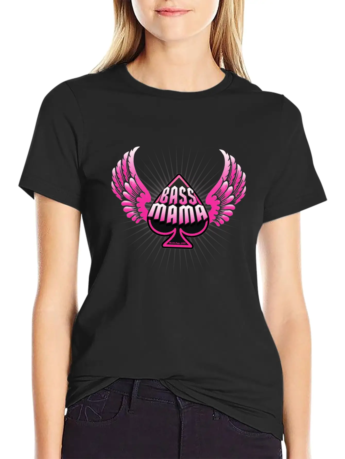 Bass Mama Unisex Casual T-Shirt – Clean Design For Daily Comfort