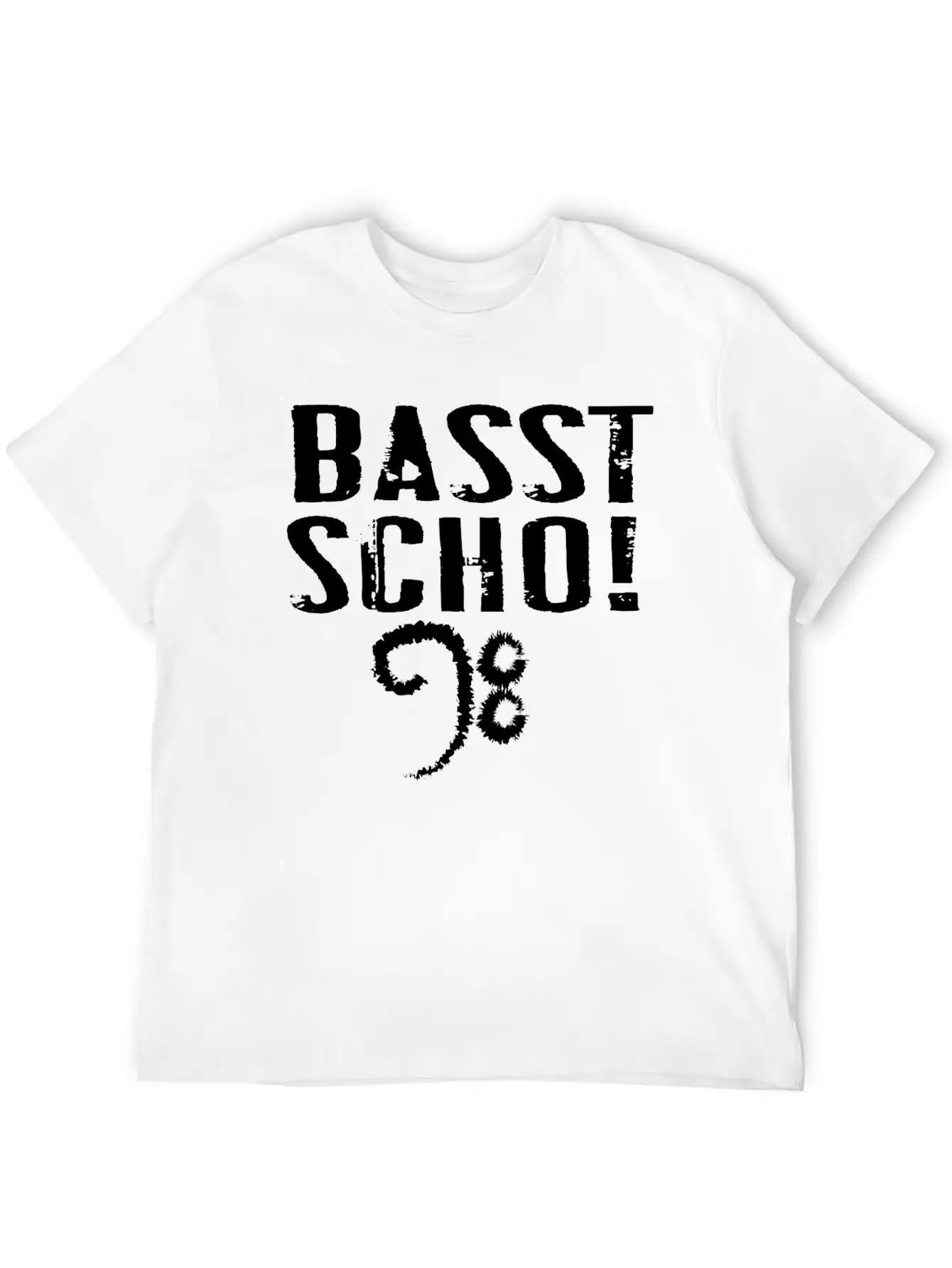 Basst Scho Guitar Gift Music Rock Lightweight Cotton T-Shirt – Daily Comfort Graphic Shirt