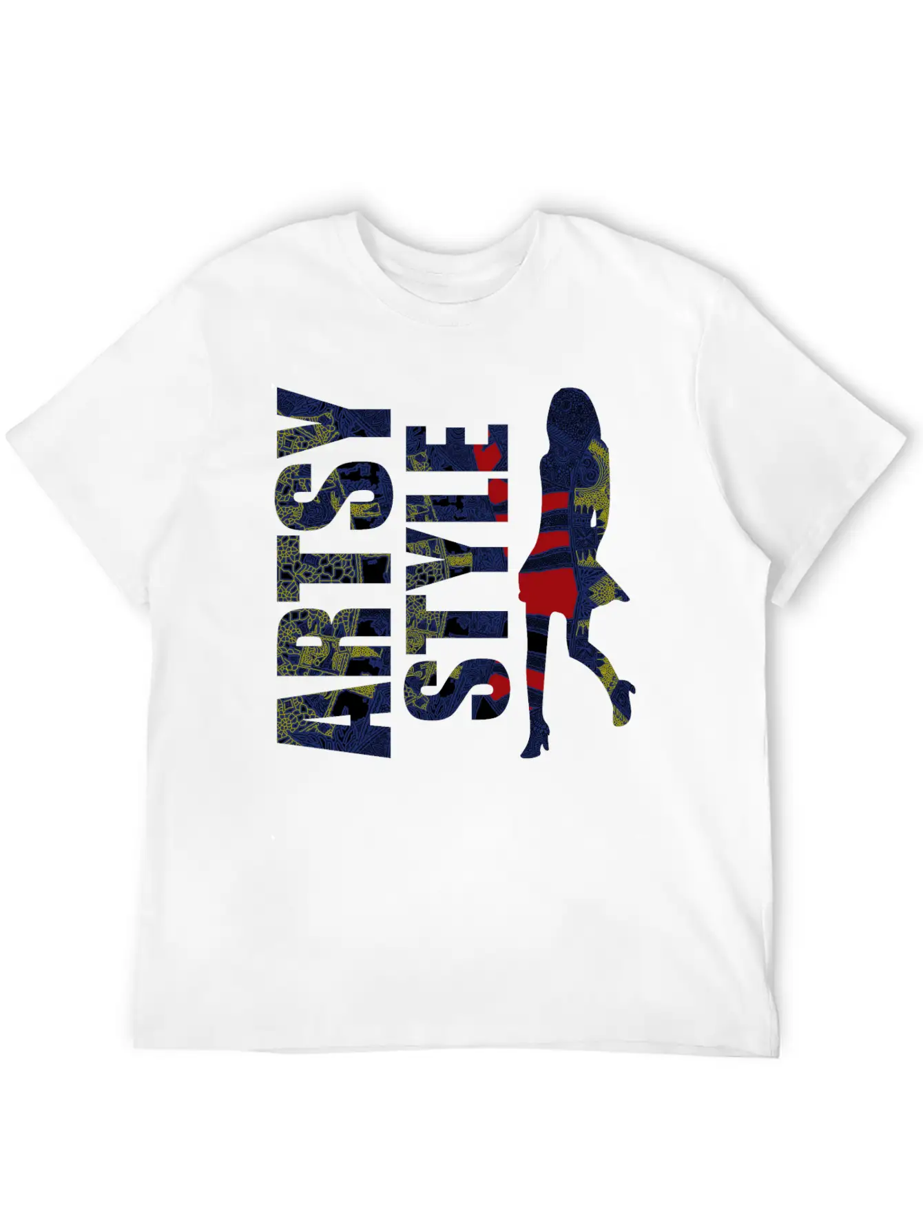 Batik Artsy Style Lightweight Cotton T-Shirt – Daily Comfort Graphic Shirt