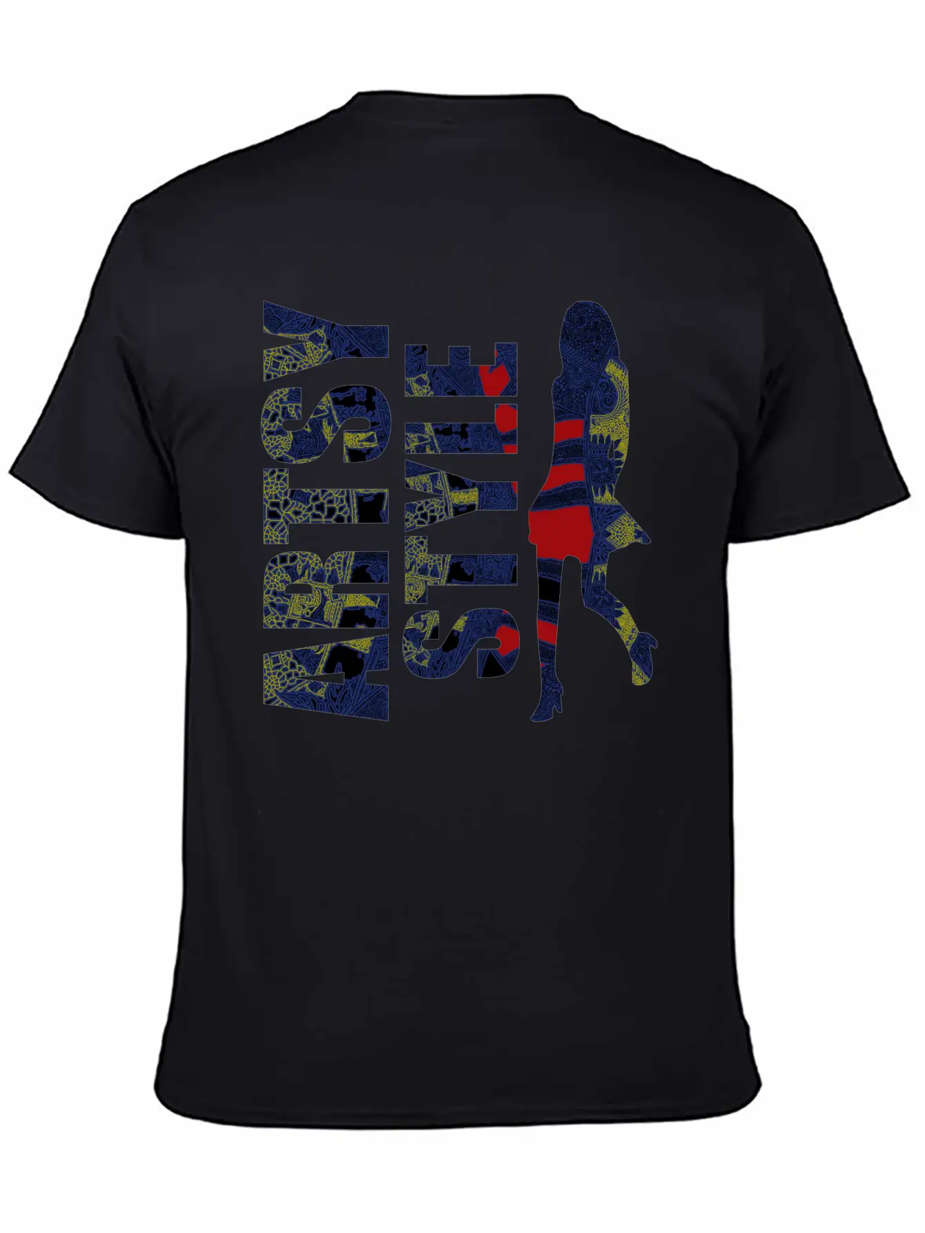 Batik Artsy Style Lightweight Cotton T-Shirt – Daily Comfort Graphic Shirt