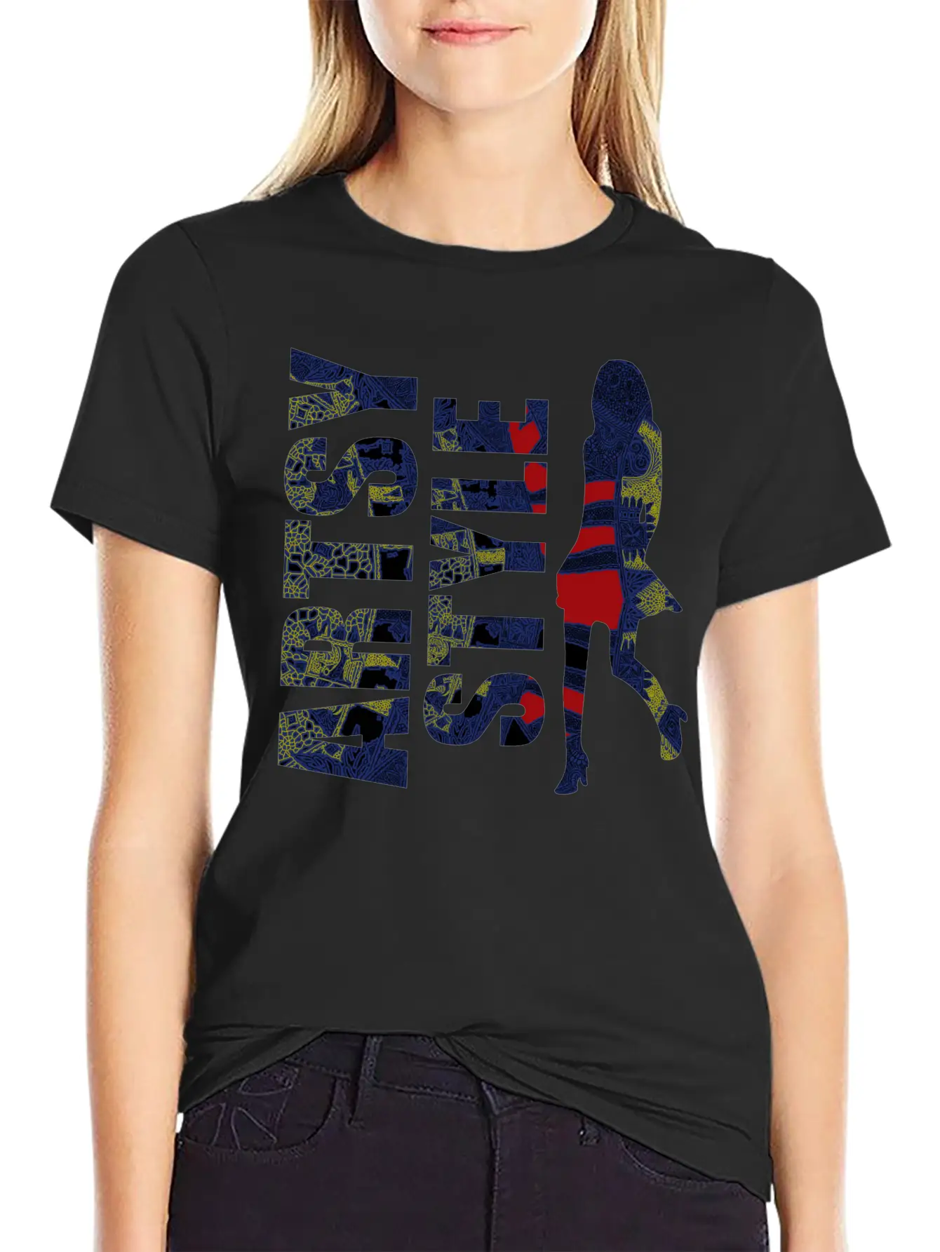Batik Artsy Style Lightweight Cotton T-Shirt – Daily Comfort Graphic Shirt