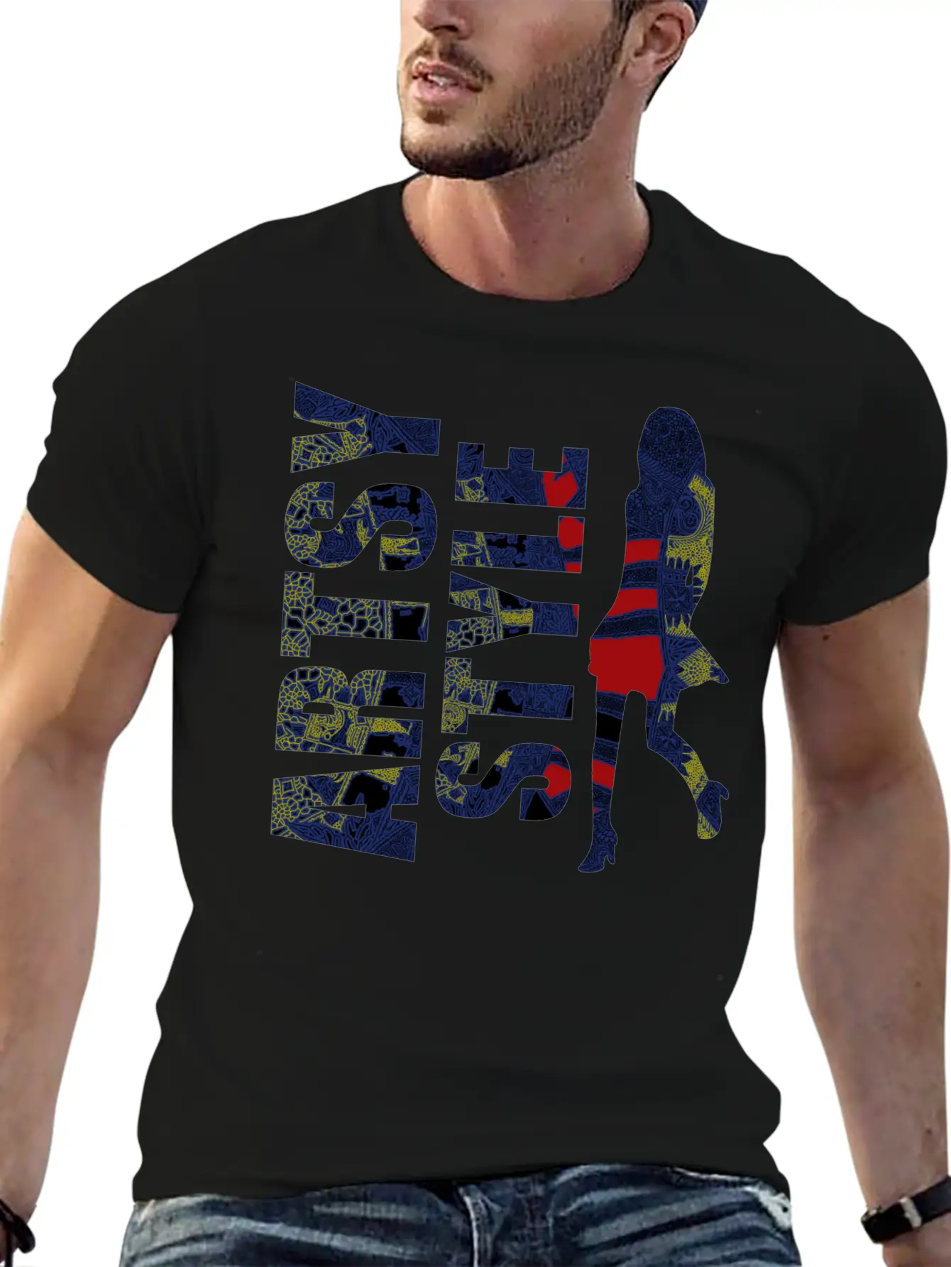 Batik Artsy Style Lightweight Cotton T-Shirt – Daily Comfort Graphic Shirt