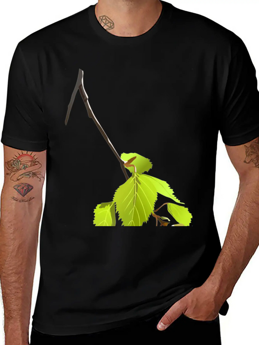 Baum Tree Baumstamm Wald Forest Woods43 Lightweight Cotton T-Shirt – Daily Comfort Graphic Shirt