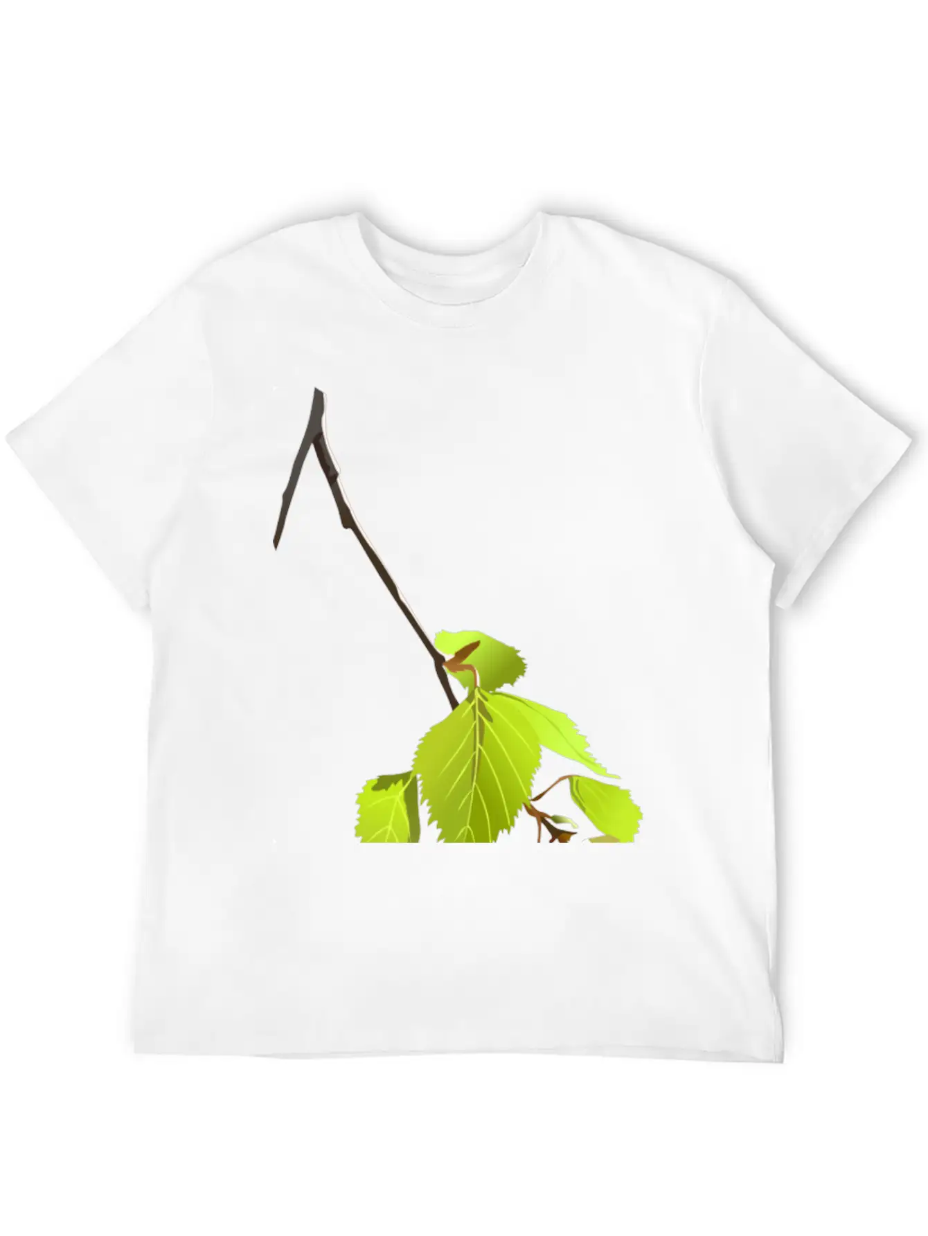 Baum Tree Baumstamm Wald Forest Woods43 Lightweight Cotton T-Shirt – Daily Comfort Graphic Shirt