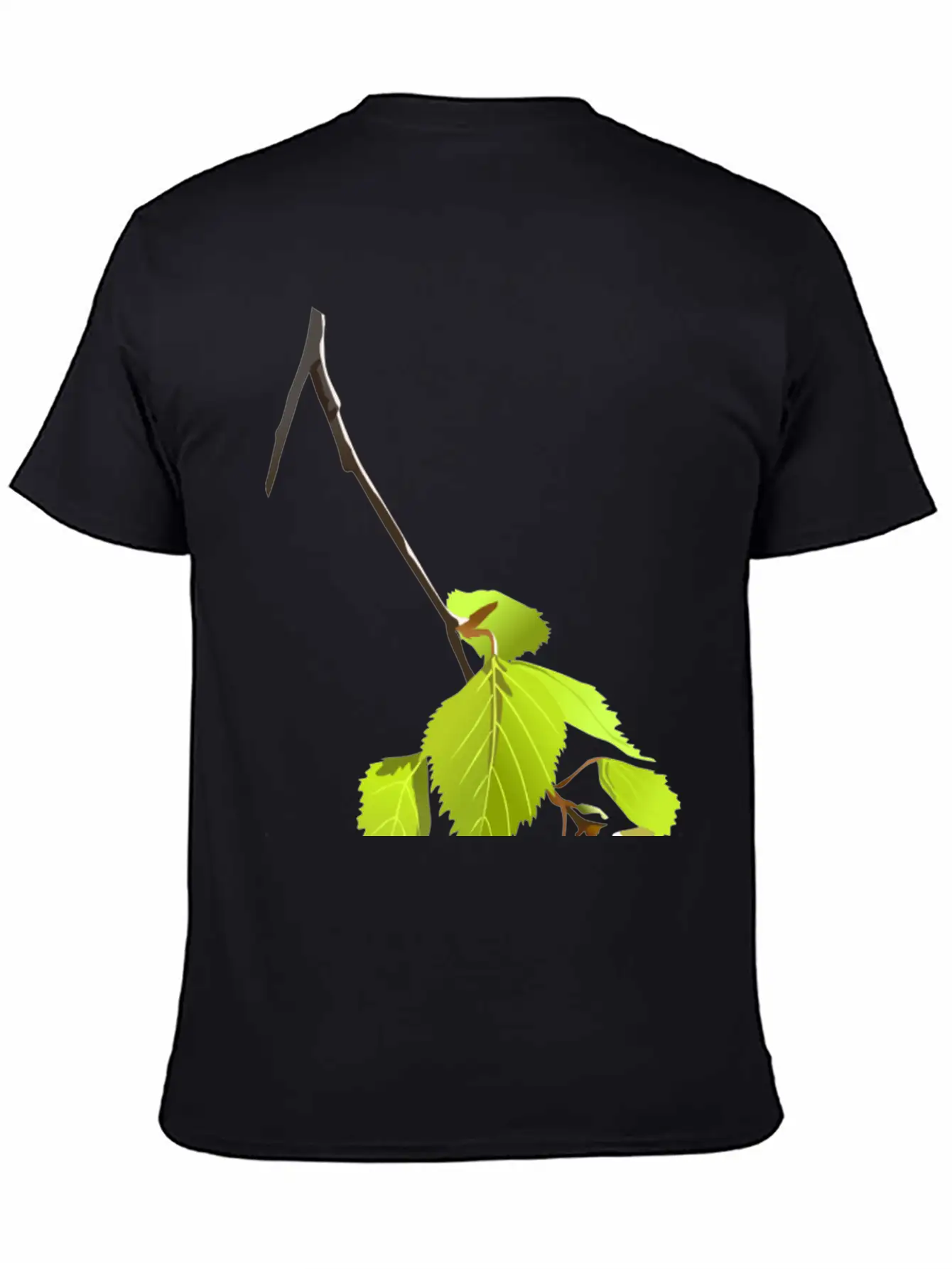 Baum Tree Baumstamm Wald Forest Woods43 Lightweight Cotton T-Shirt – Daily Comfort Graphic Shirt