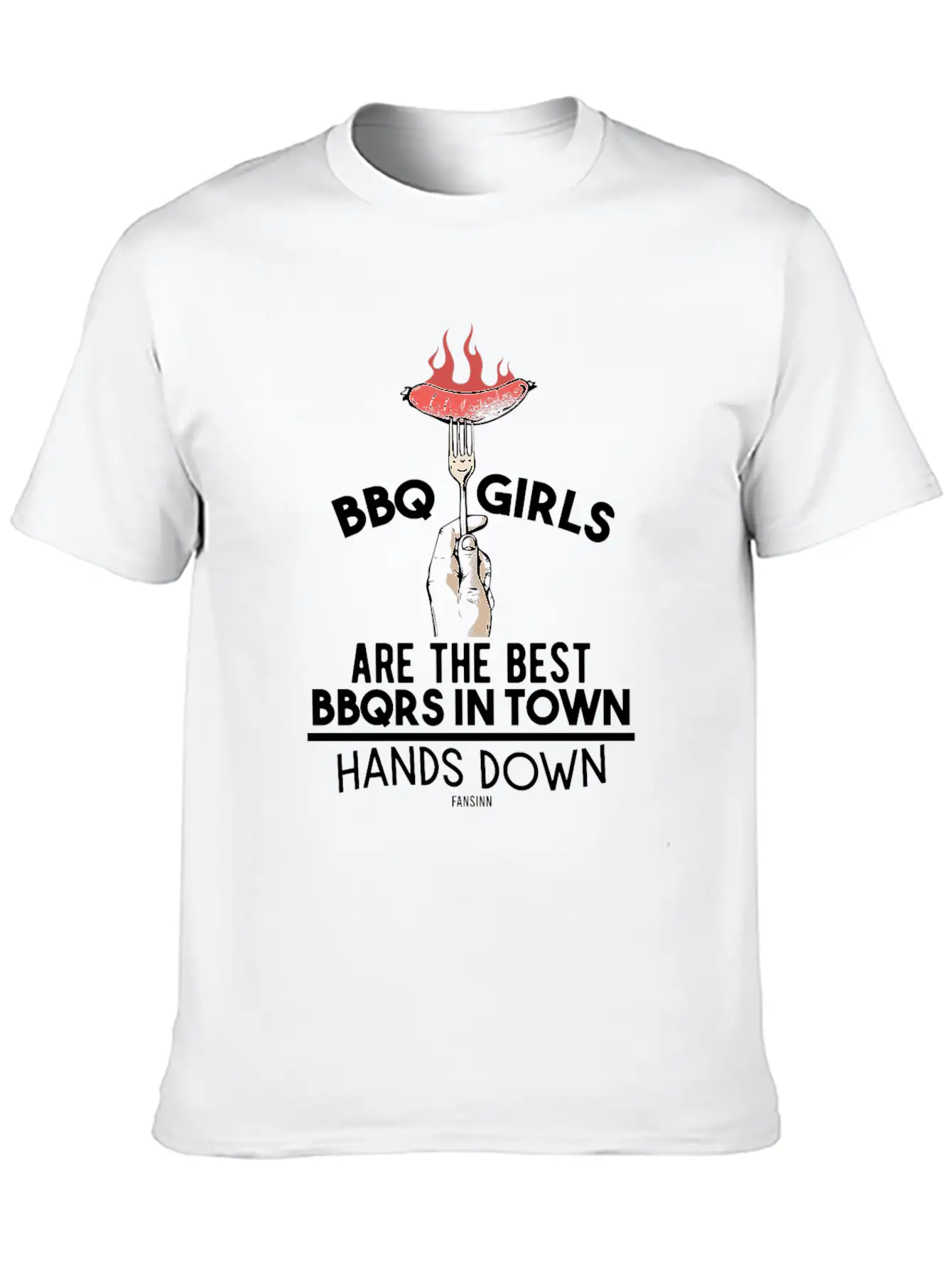 BBQ Girls Are The Best BBQRS In Town Classic Fit Graphic Tee For Daily Comfort – Unisex Cotton Shirt