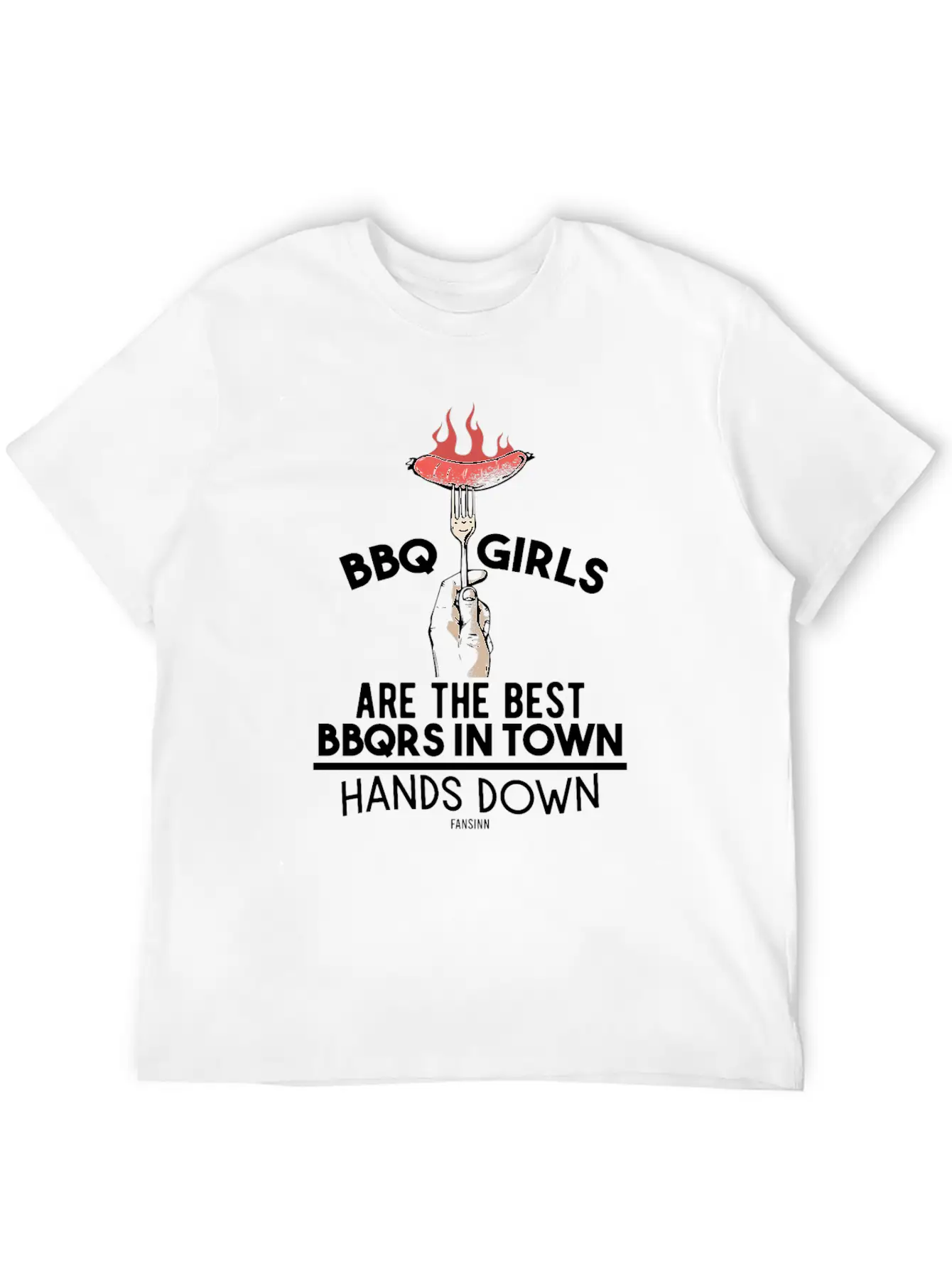 BBQ Girls Are The Best BBQRS In Town Classic Fit Graphic Tee For Daily Comfort – Unisex Cotton Shirt