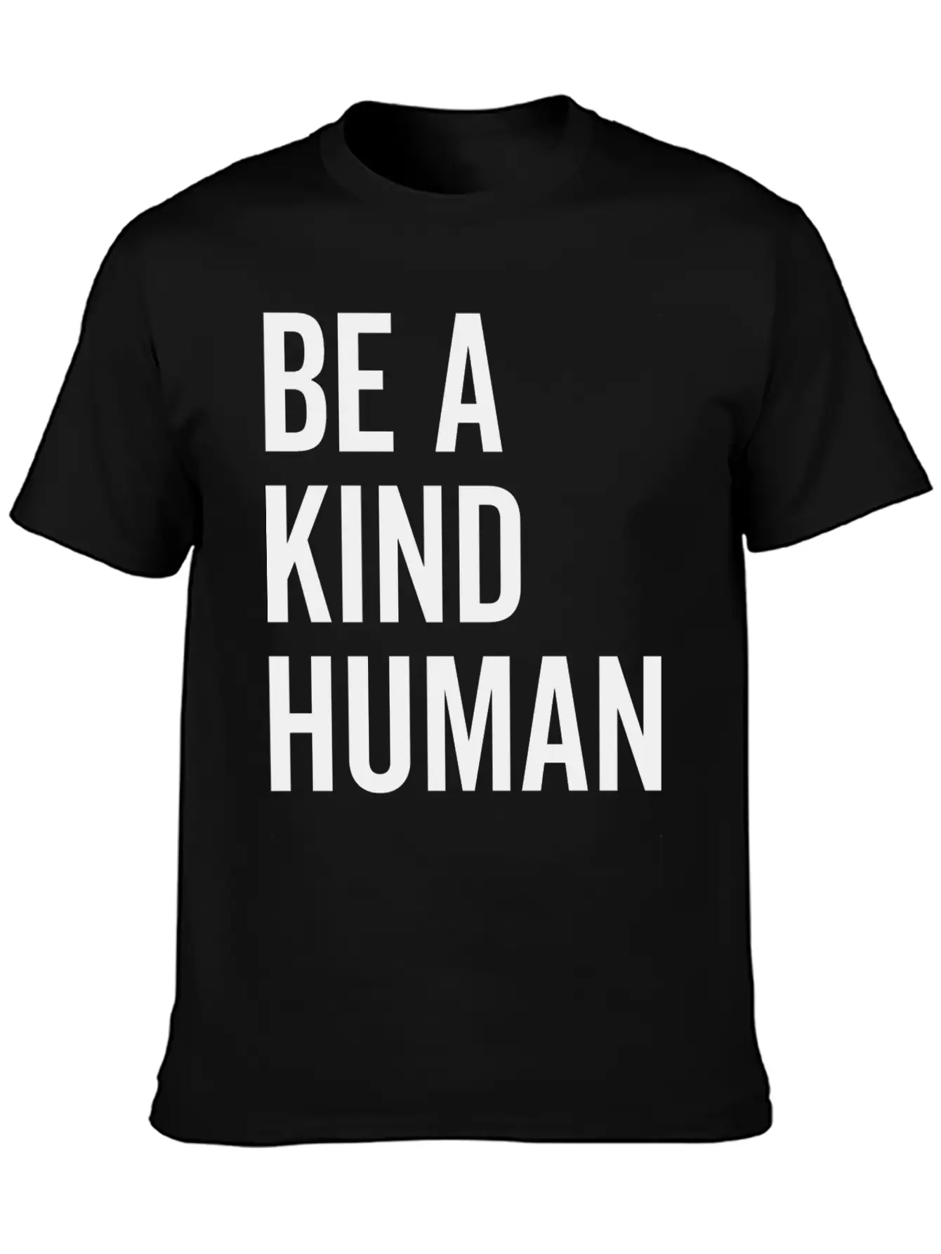 Be A Kind Human Basic Graphic T-Shirt – Daily Comfort In Soft Cotton