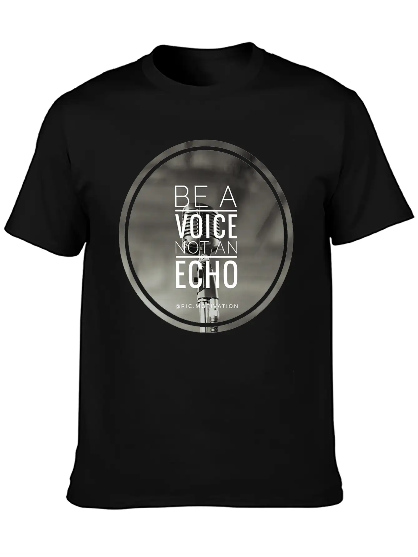 Be No Echo Classic Fit Graphic Tee For Daily Comfort – Unisex Cotton Shirt