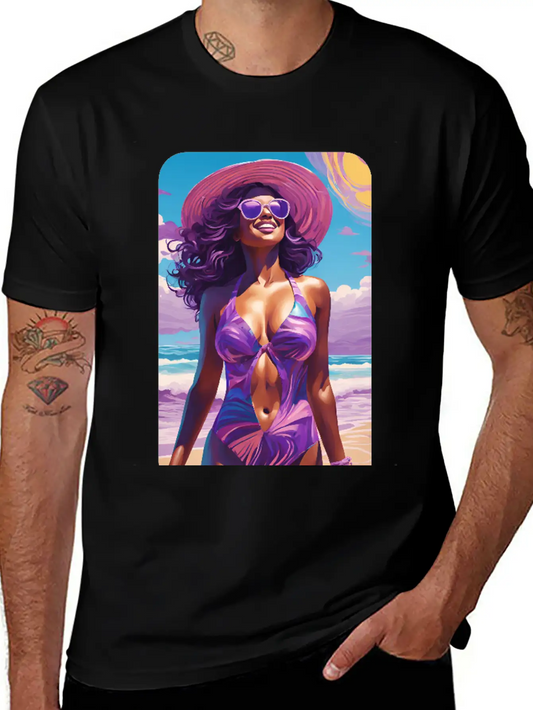 Beachy Breeze Modern Fit Casual T-Shirt – Clean And Versatile Design