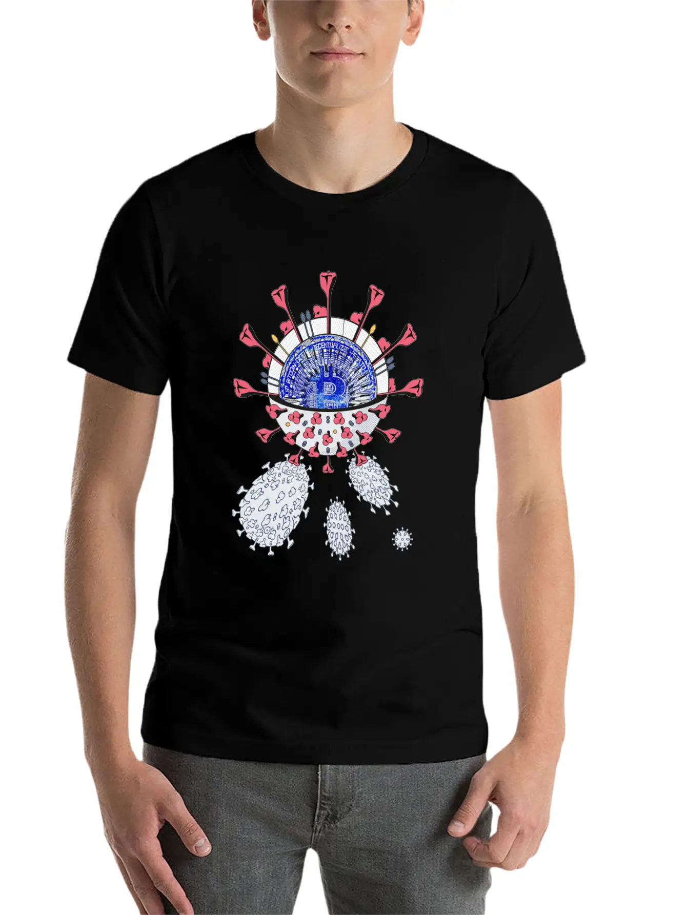 "bitcoin Era" Classic Fit Graphic Tee For Daily Comfort – Unisex Cotton Shirt