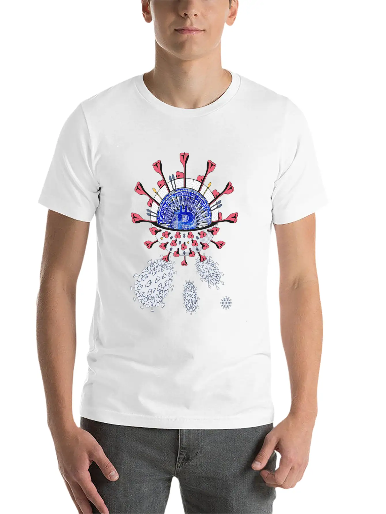 "bitcoin Era" Classic Fit Graphic Tee For Daily Comfort – Unisex Cotton Shirt