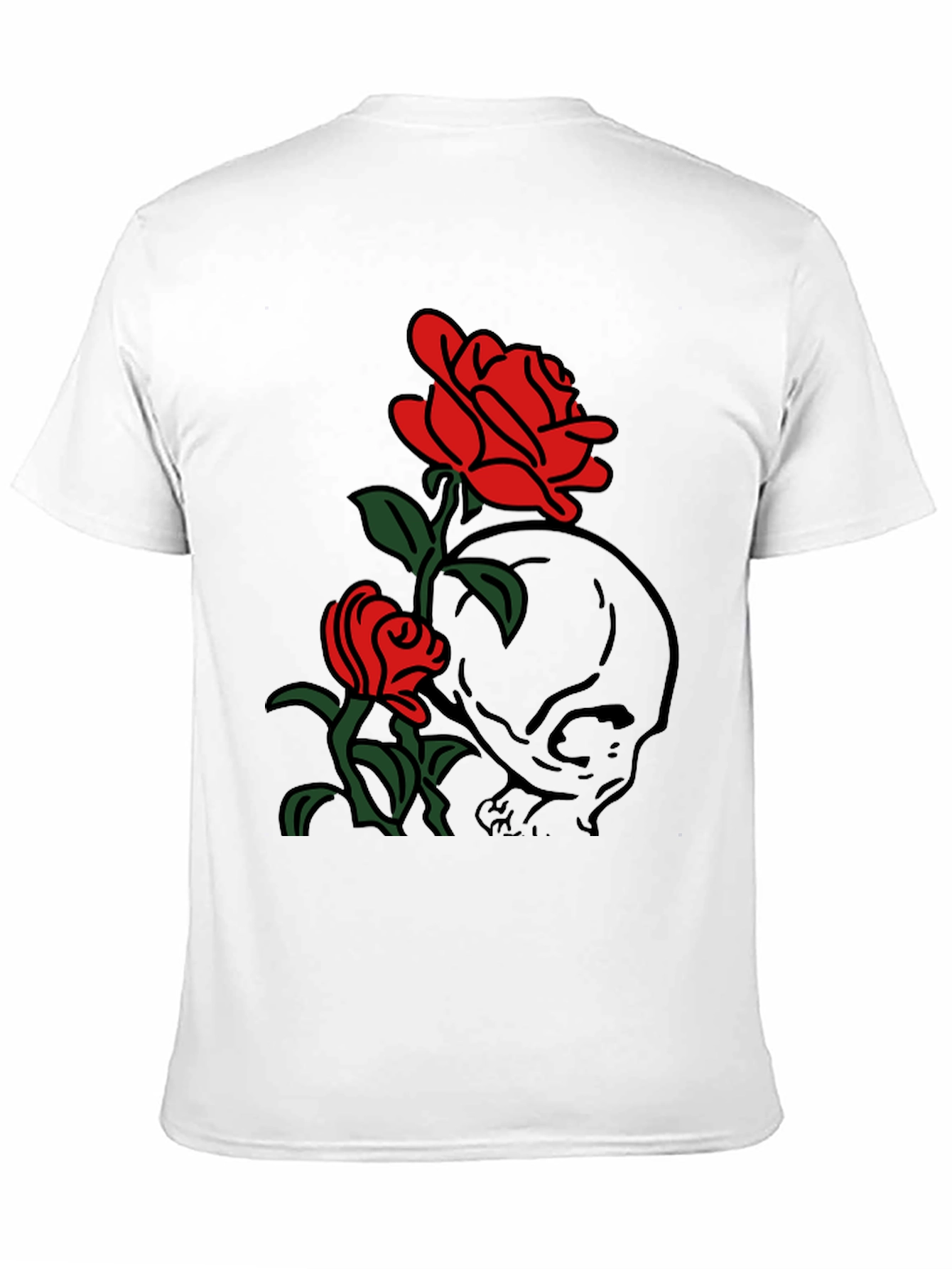 Skull & Roses Graphic T-Shirt