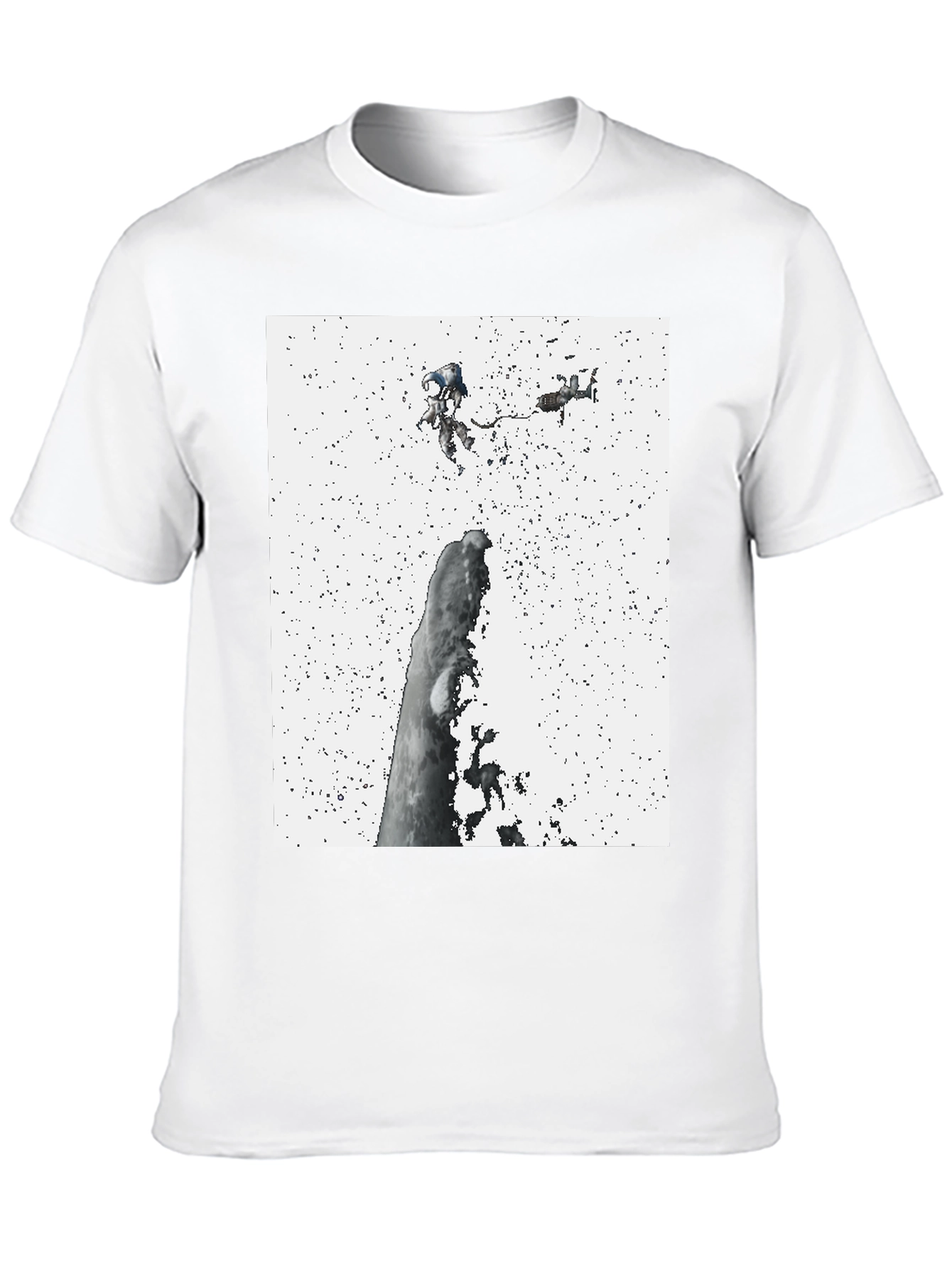 Astronauts in Space Black Tee