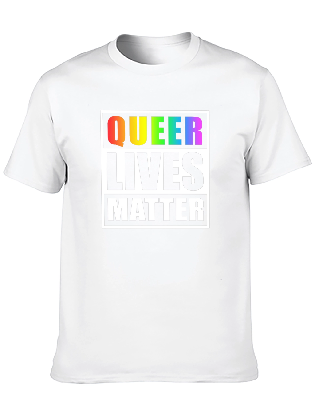 Queer Lives Matter T-Shirt - Pride & Support