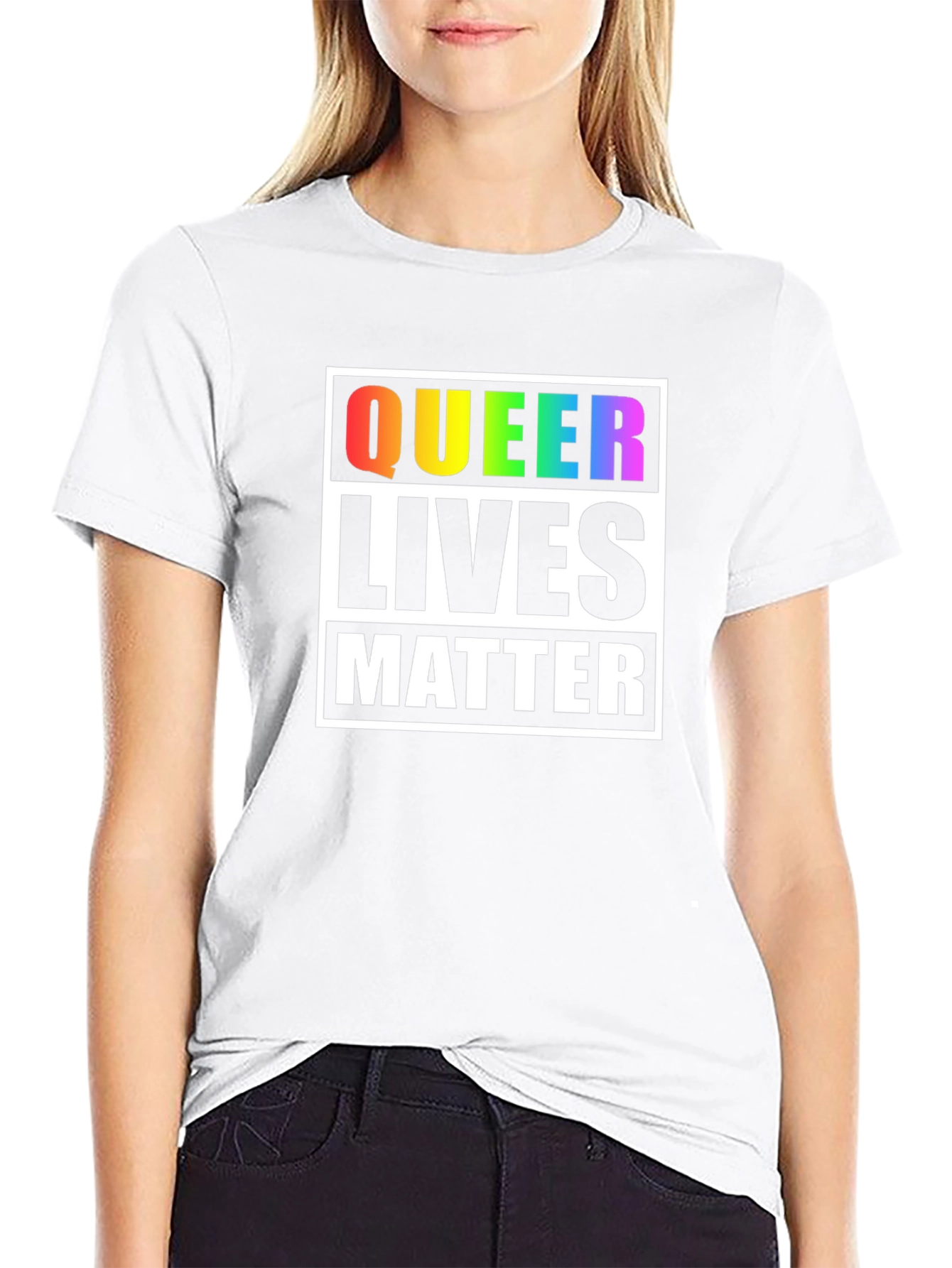Queer Lives Matter T-Shirt - Pride & Support