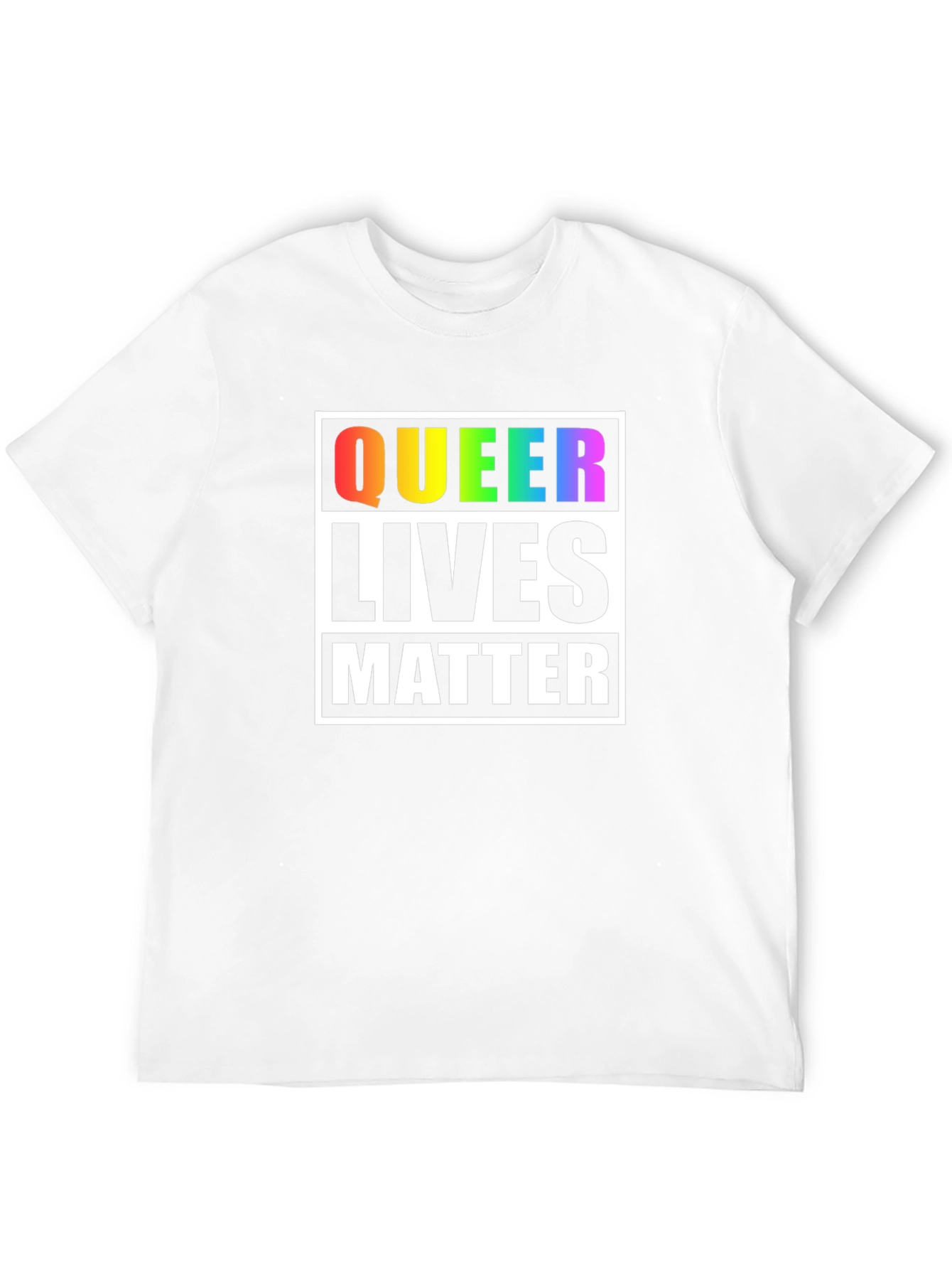 Queer Lives Matter T-Shirt - Pride & Support