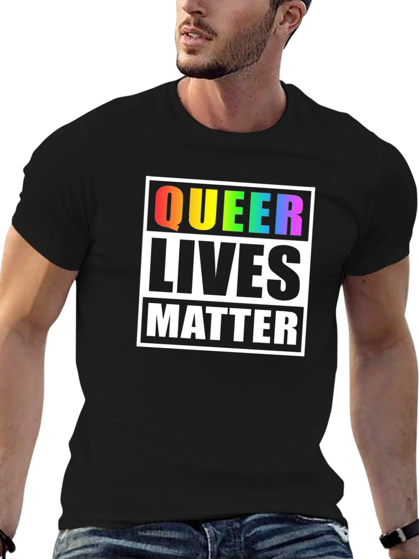 Queer Lives Matter T-Shirt - Pride & Support