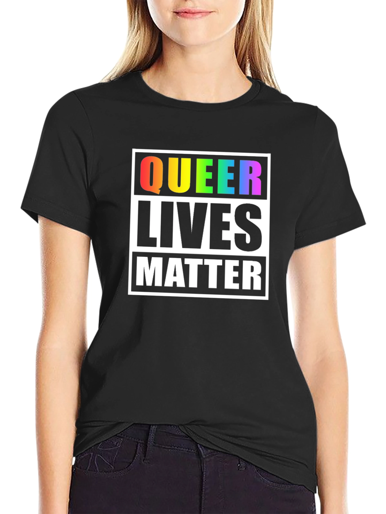 Queer Lives Matter T-Shirt - Pride & Support