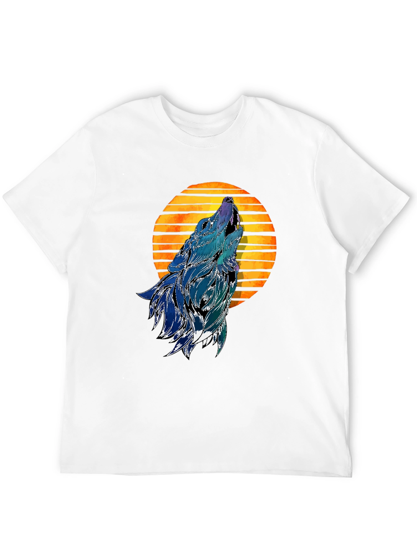 Wolf Howling at Moon T-Shirt