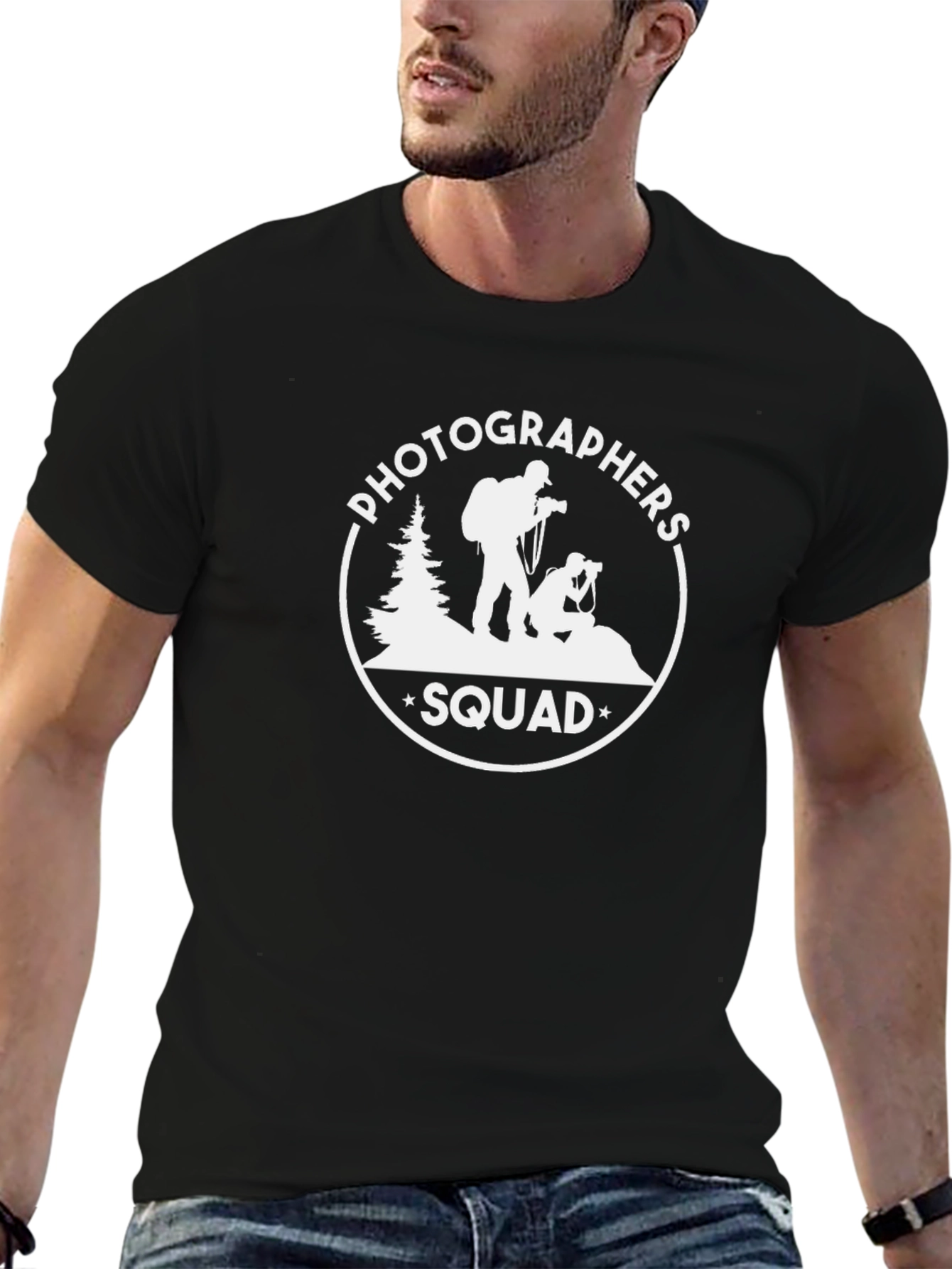 Photographers Squad Black T-Shirt