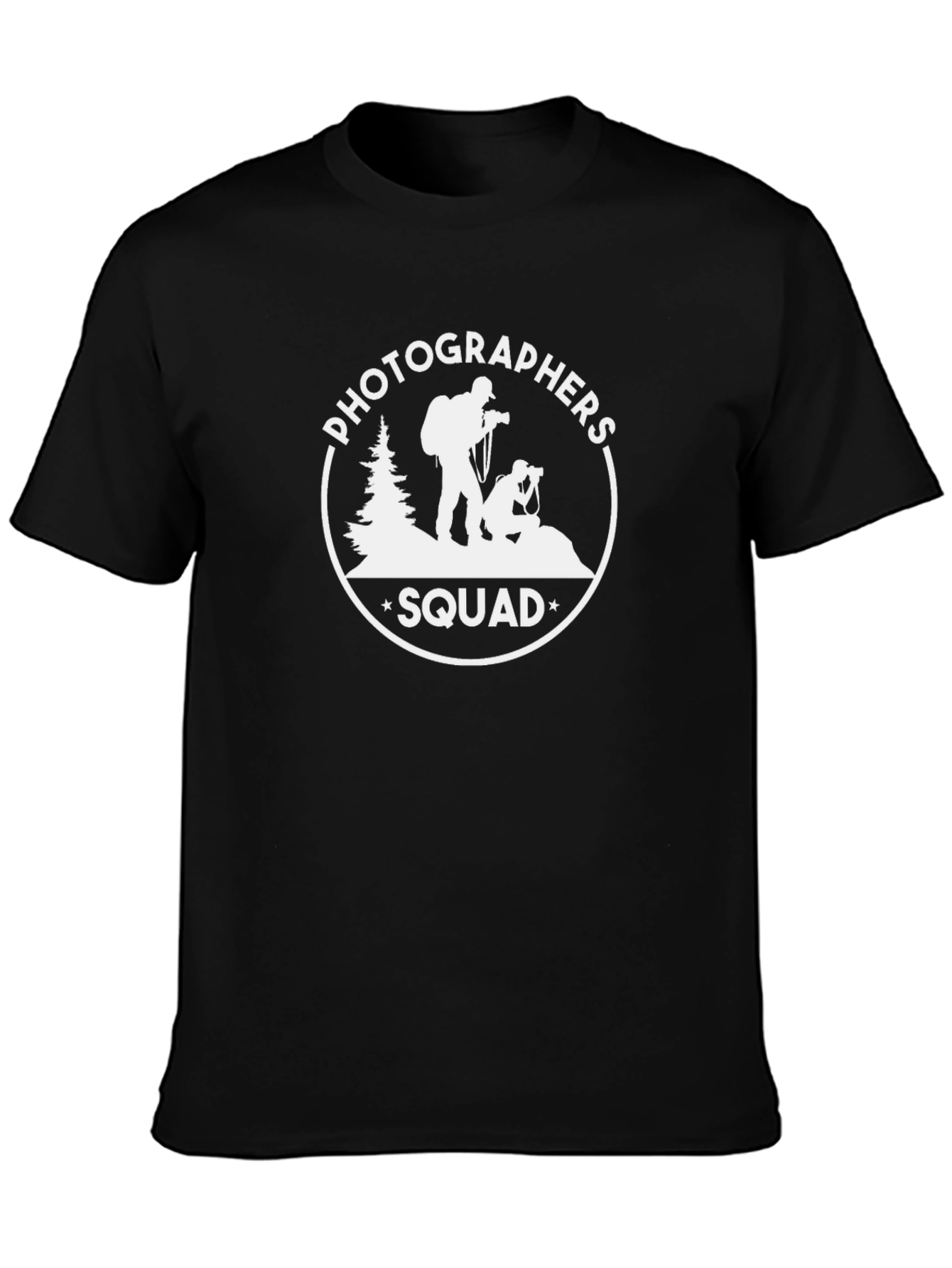 Photographers Squad Black T-Shirt