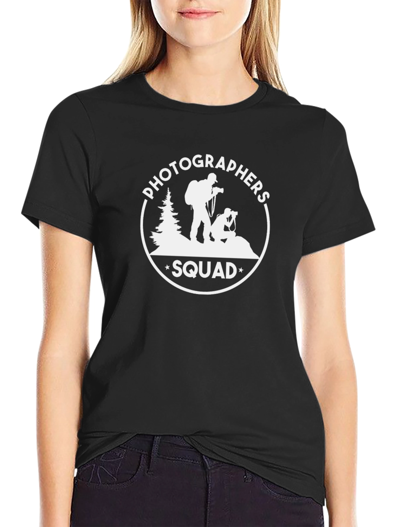 Photographers Squad Black T-Shirt