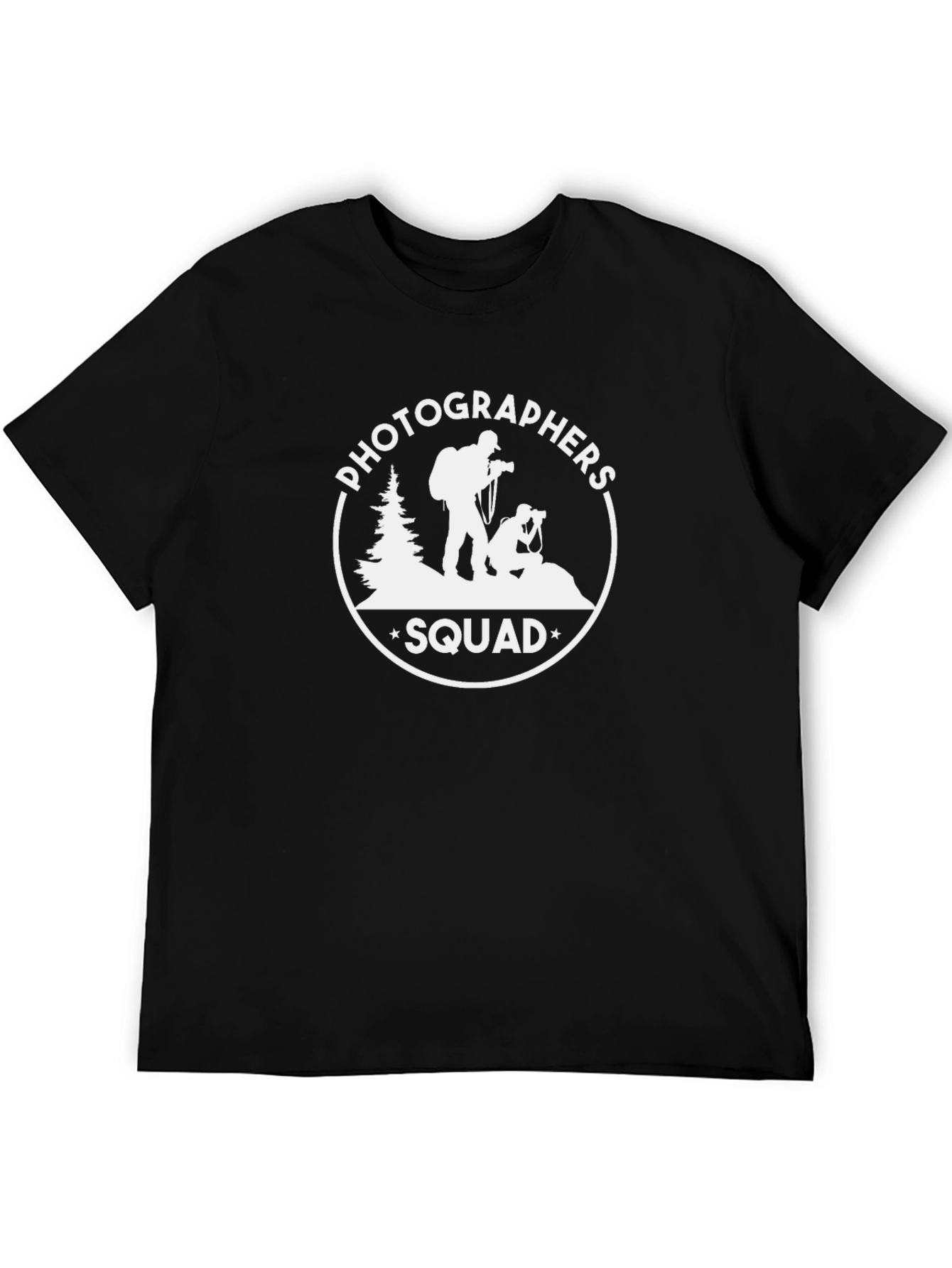 Photographers Squad Black T-Shirt