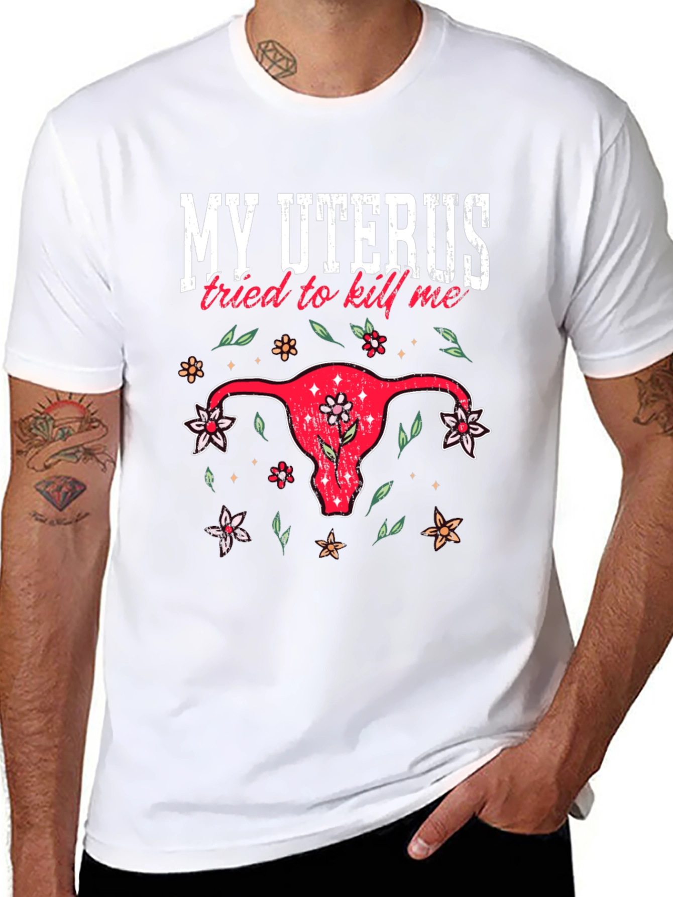 My Uterus Tried To Kill Me Graphic Tee