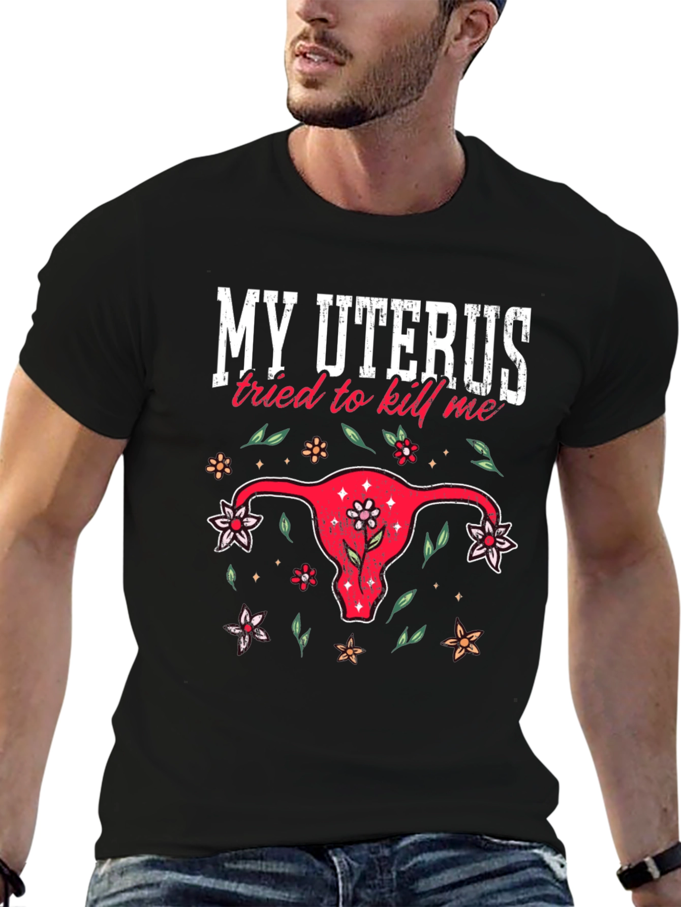 My Uterus Tried To Kill Me Graphic Tee