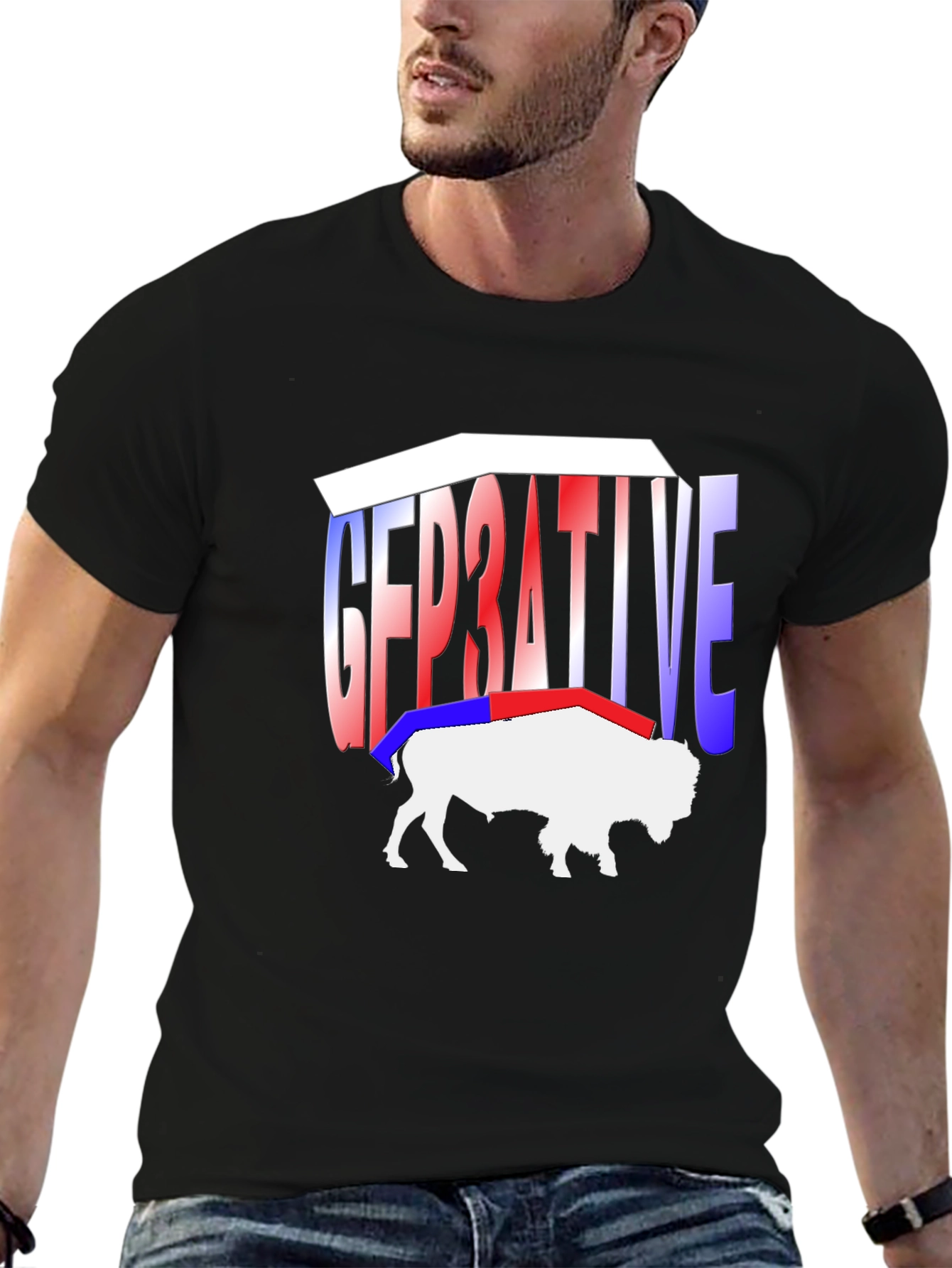 Rep3ative Buffalo Graphic Tee