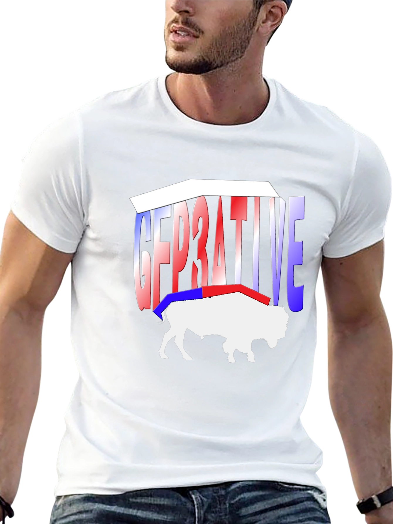 Rep3ative Buffalo Graphic Tee