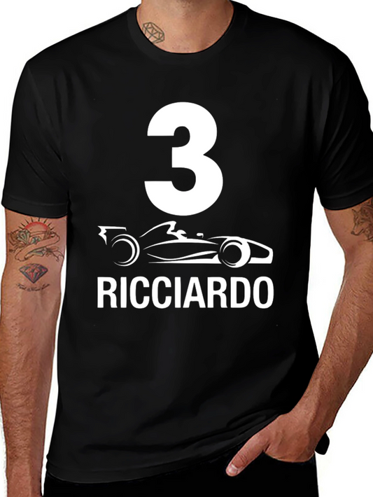 Ricciardo Formula 1 Black T-Shirt - Fan Edition