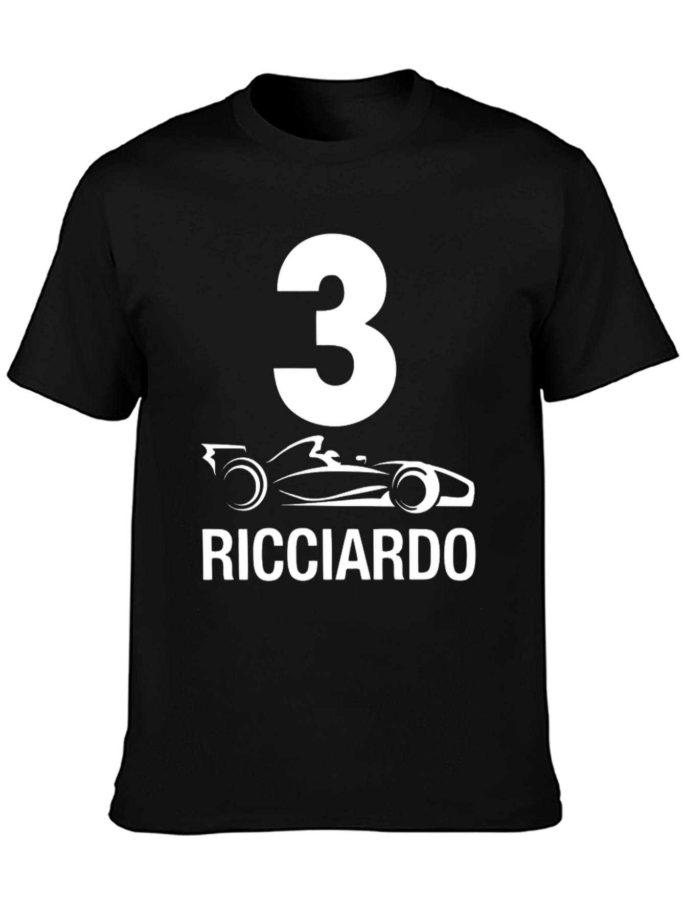 Ricciardo Formula 1 Black T-Shirt - Fan Edition