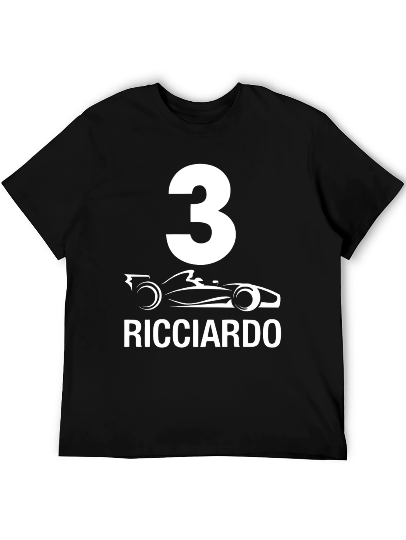 Ricciardo Formula 1 Black T-Shirt - Fan Edition
