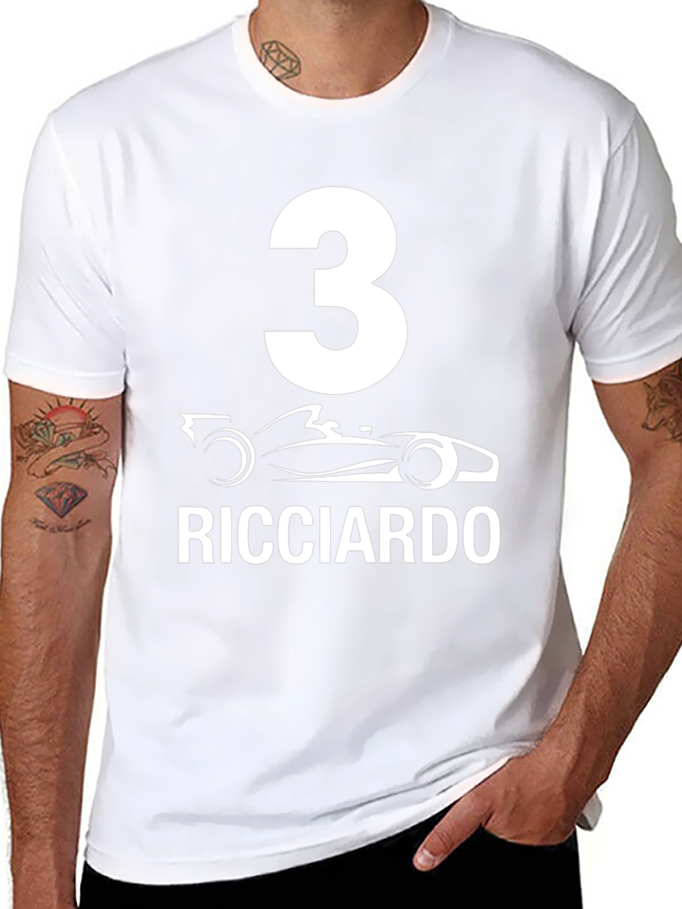 Ricciardo Formula 1 Black T-Shirt - Fan Edition
