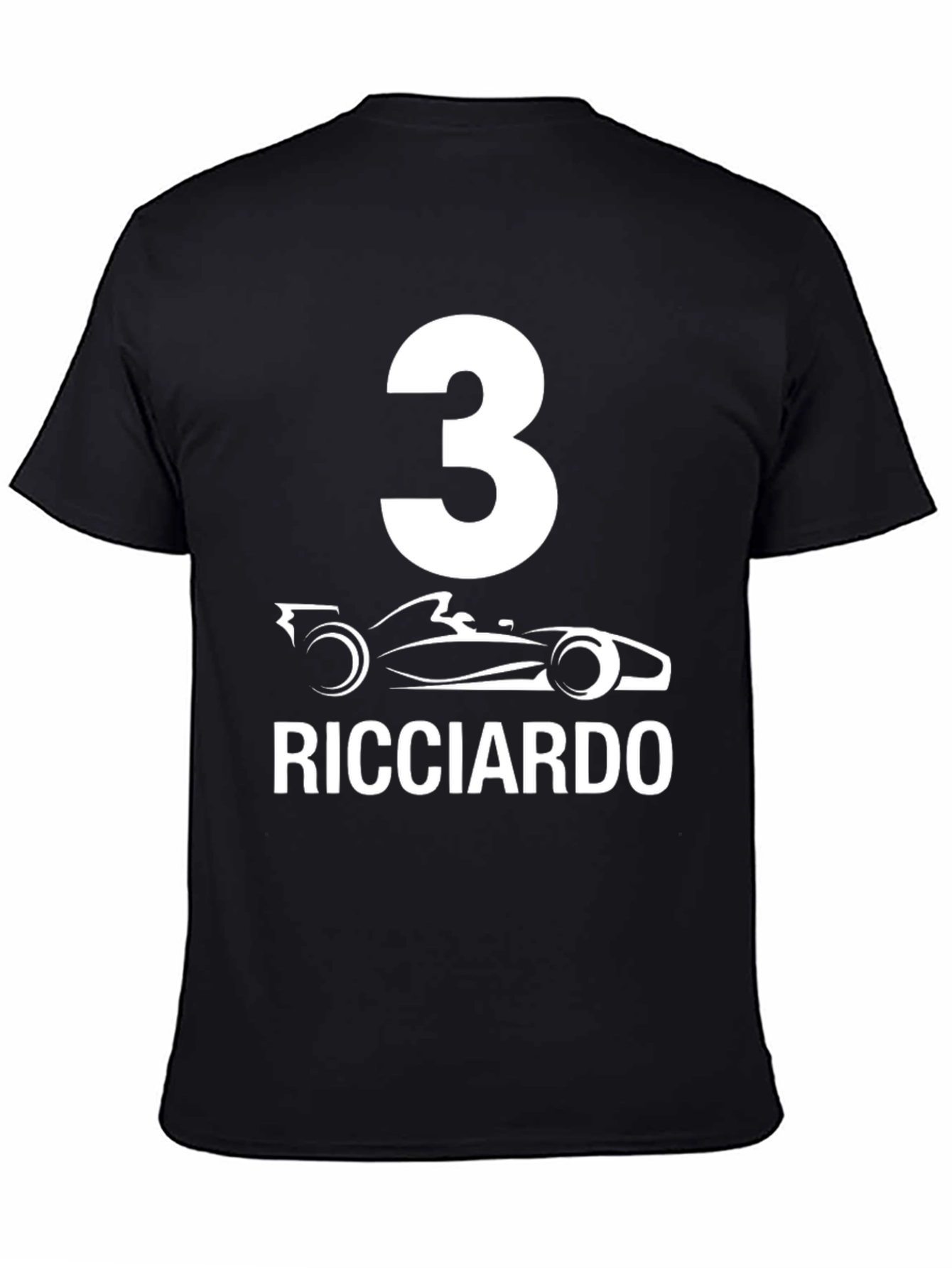 Ricciardo Formula 1 Black T-Shirt - Fan Edition