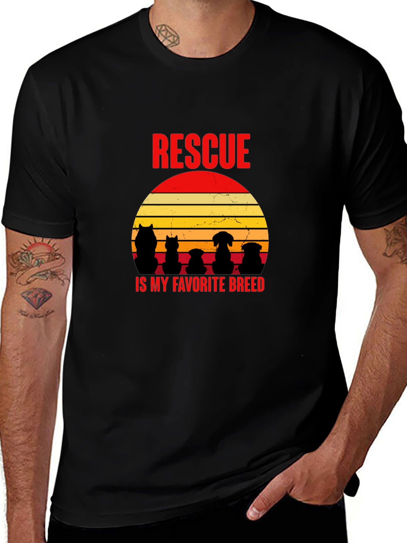 Rescue is My Favorite Breed T-Shirt