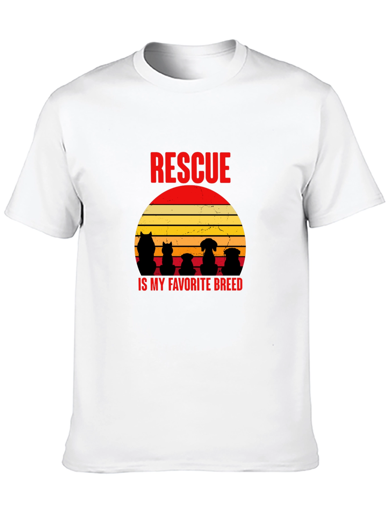 Rescue is My Favorite Breed T-Shirt