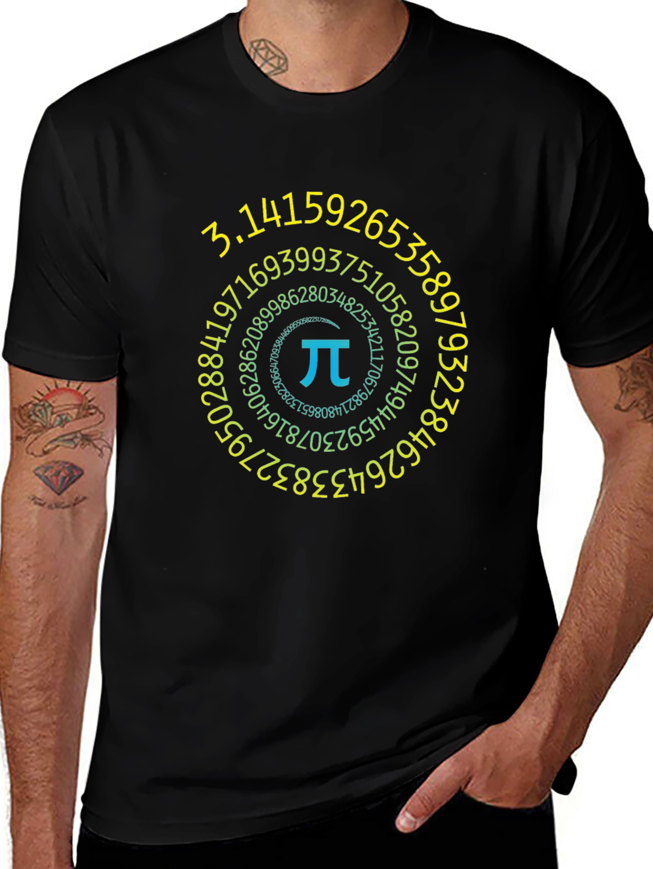 Pi Symbol T-Shirt - Math Design