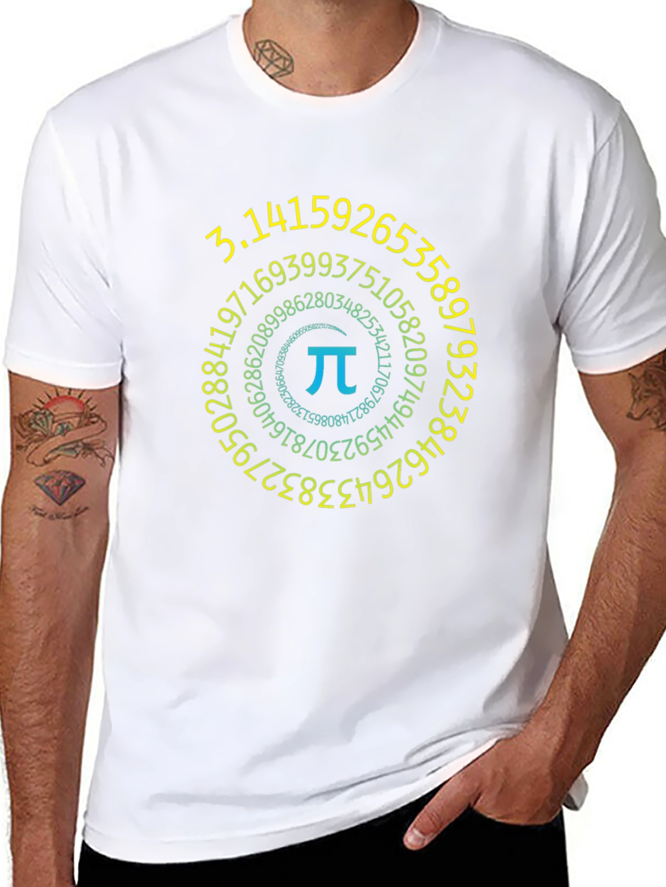 Pi Symbol T-Shirt - Math Design