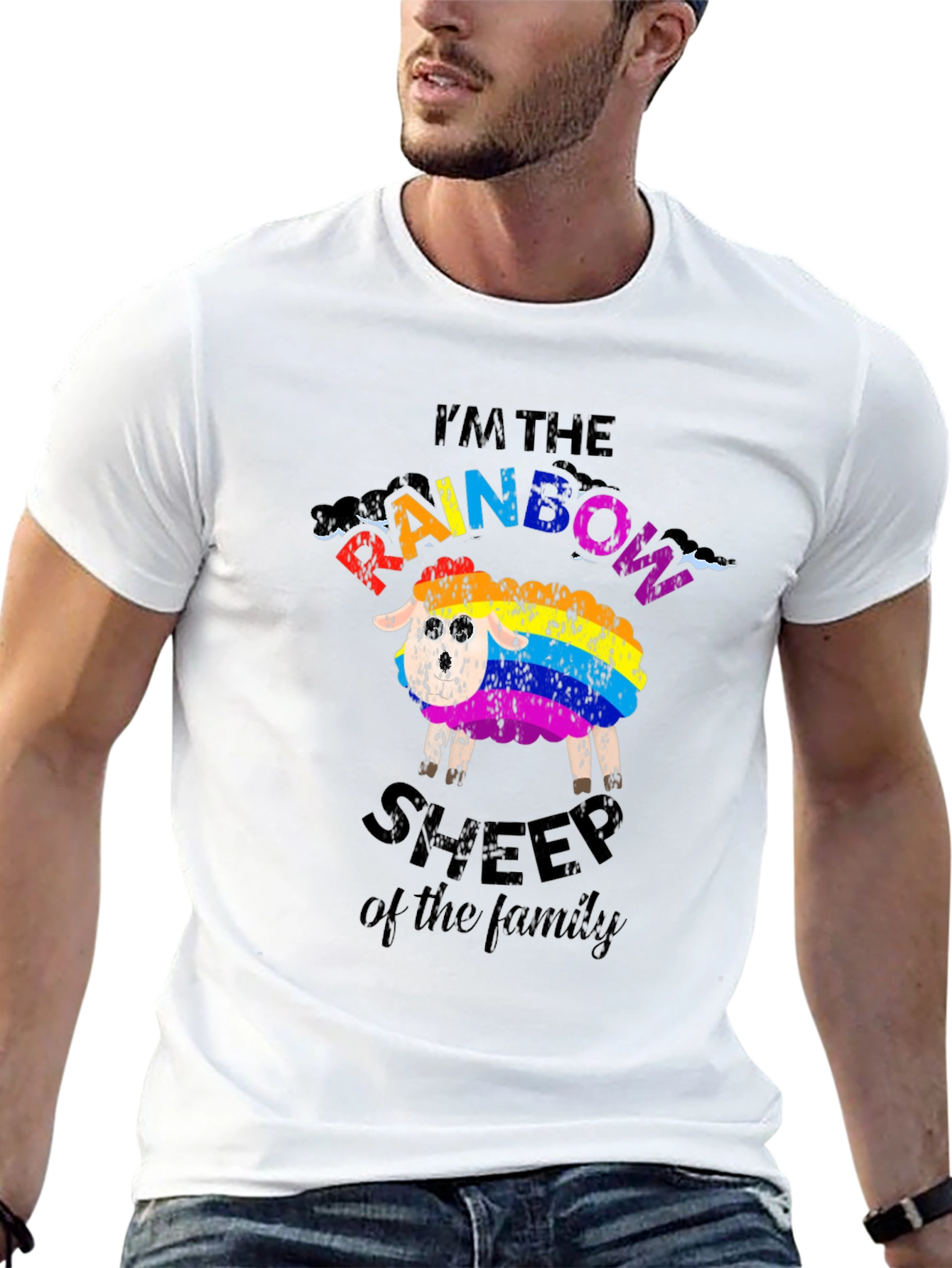 Rainbow Sheep T-Shirt - Pride Family Tee