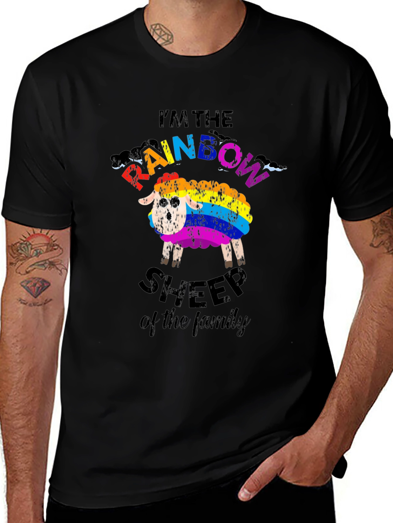 Rainbow Sheep T-Shirt - Pride Family Tee