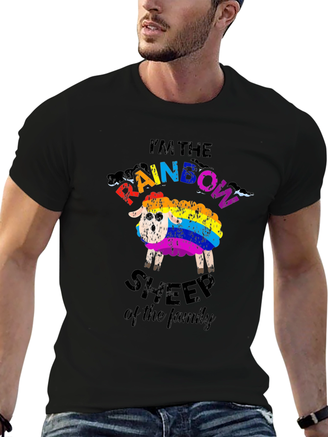 Rainbow Sheep T-Shirt - Pride Family Tee