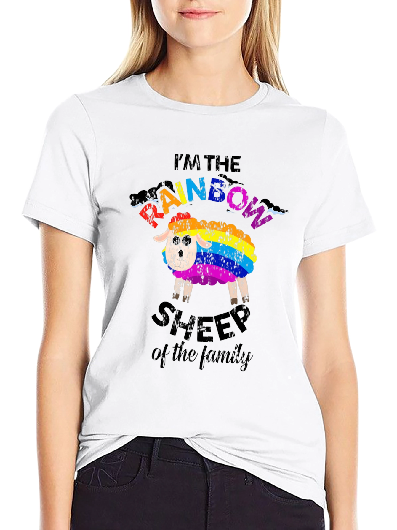 Rainbow Sheep T-Shirt - Pride Family Tee