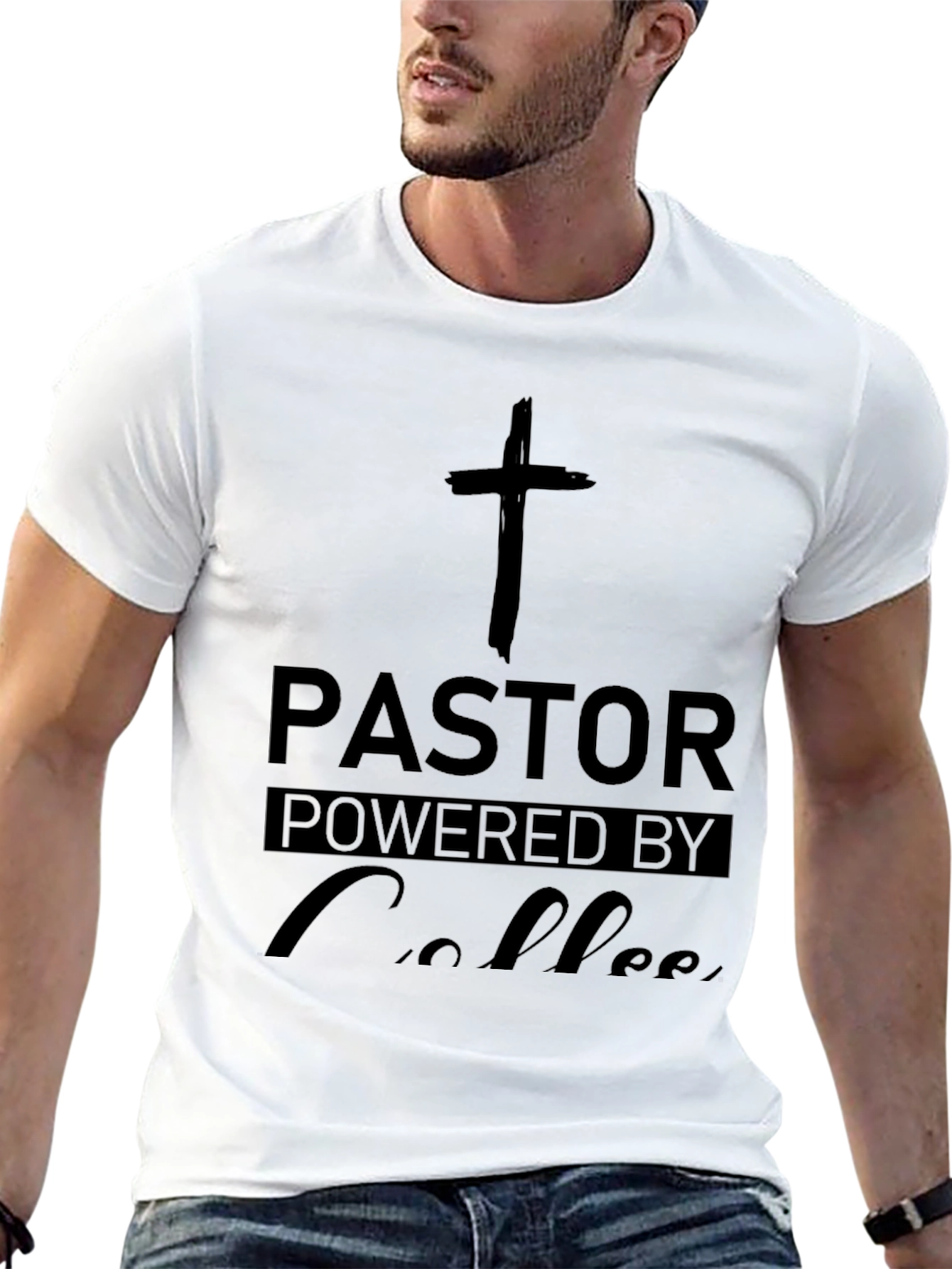 Pastor Powered By Coffee T-Shirt