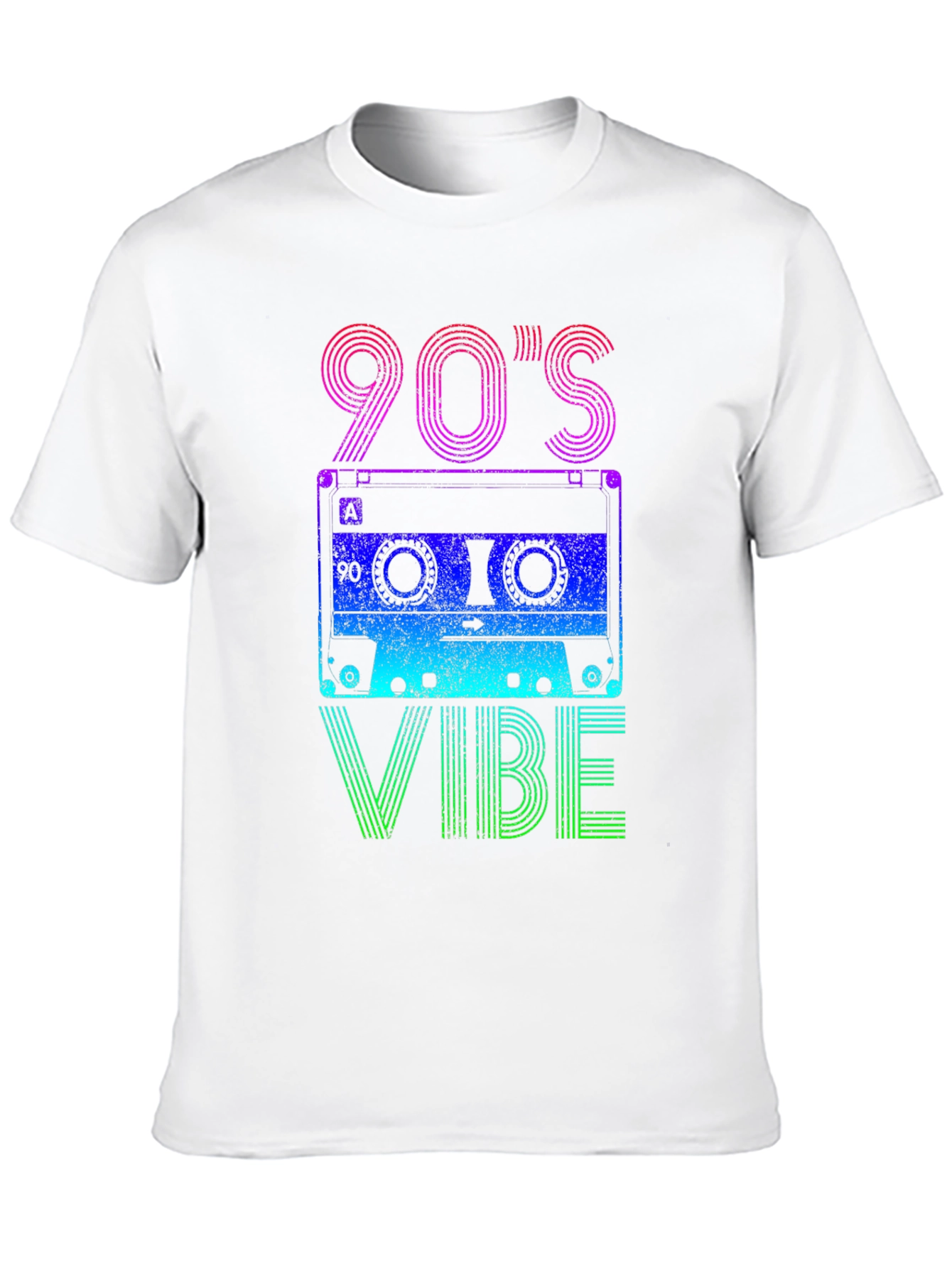 90s Vibe Graphic Tee - Retro Cassette Design