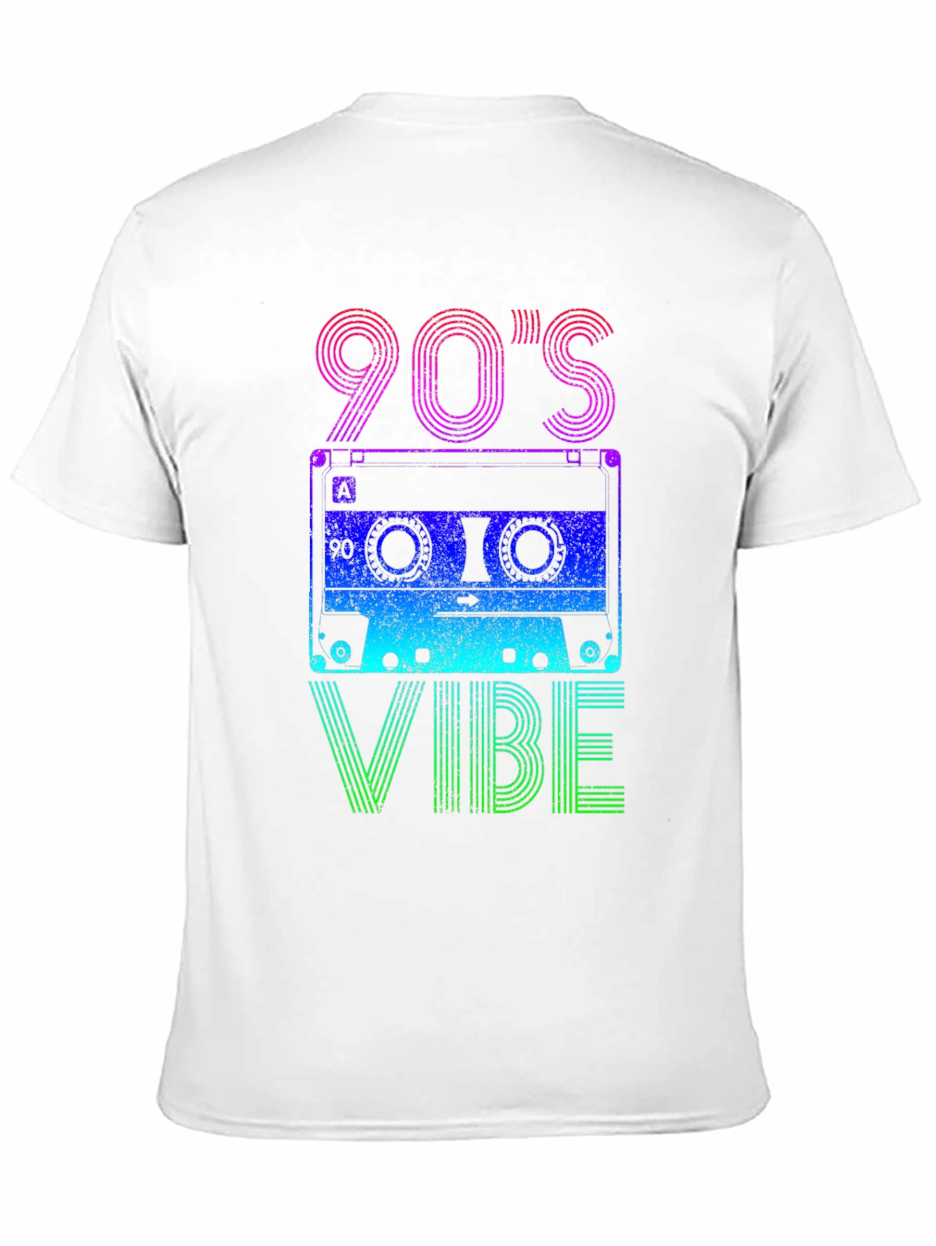 90s Vibe Graphic Tee - Retro Cassette Design