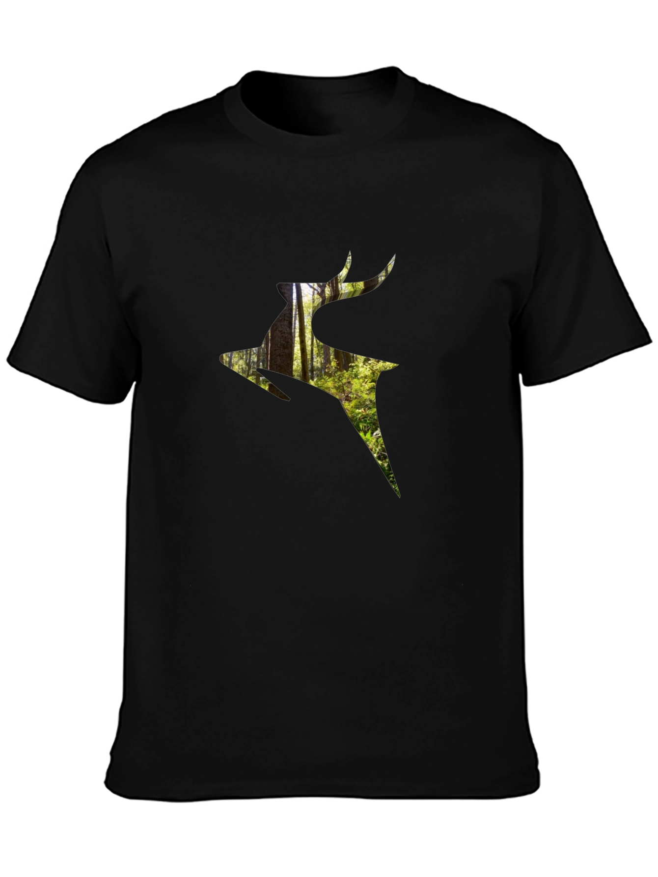Nature Deer Graphic T-Shirt - Modern Style